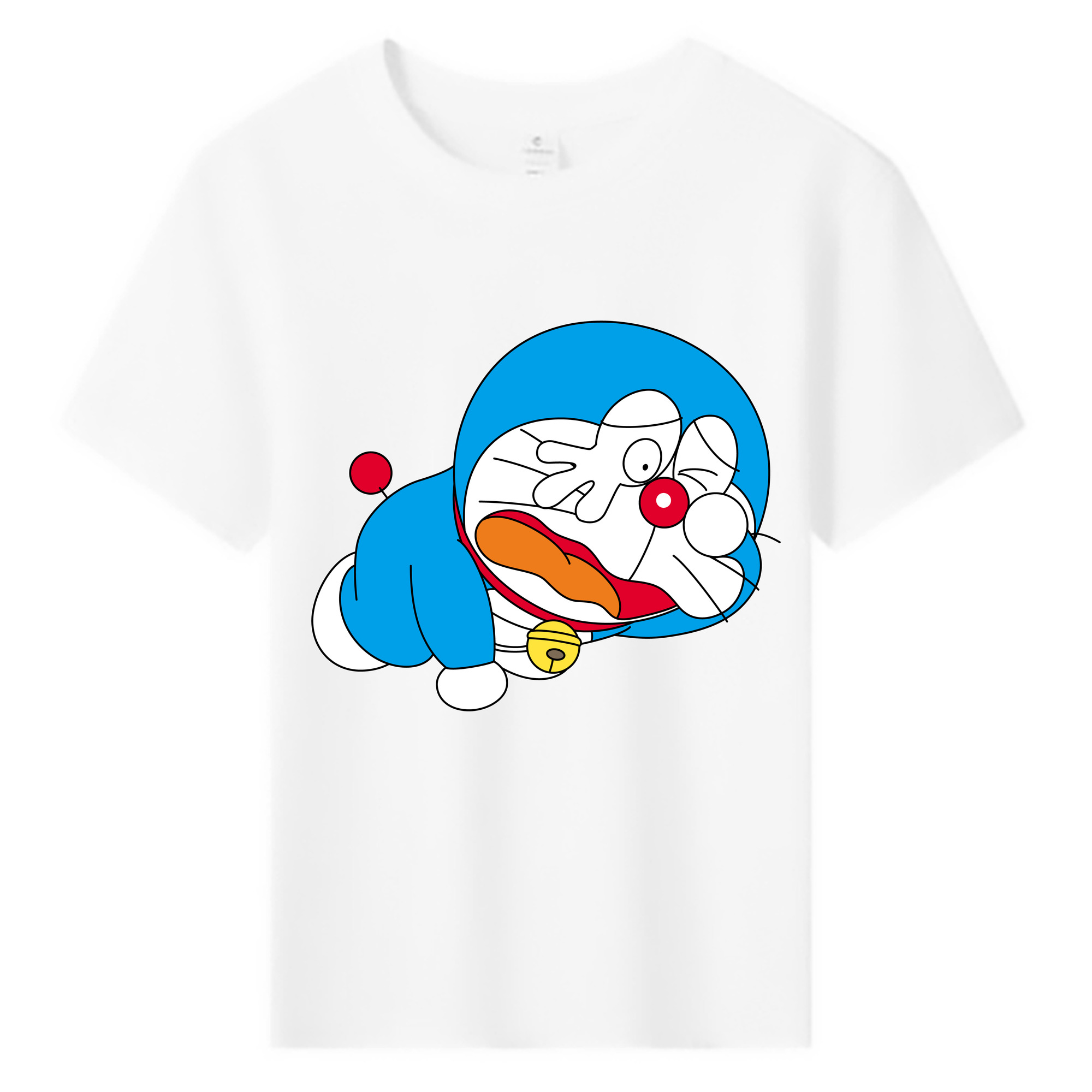 （画像用） ドラえもん Doraemon 綿100％キッズTシャツ（フロントプリント）