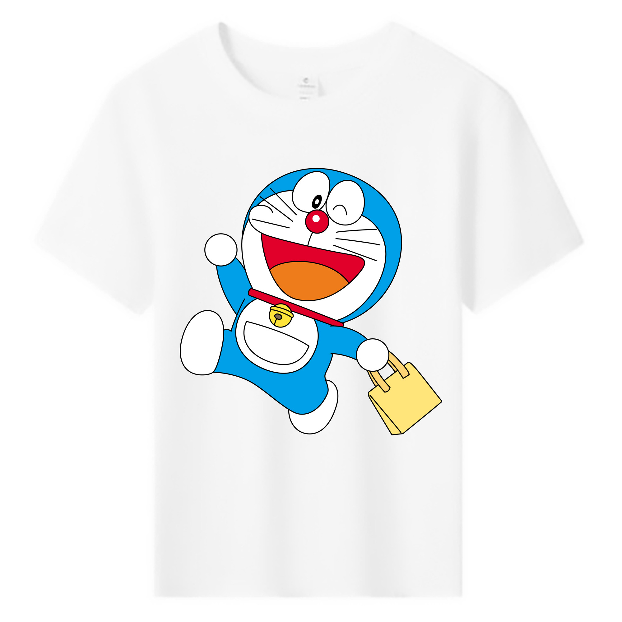 （画像用） ドラえもん Doraemon 綿100％キッズTシャツ（フロントプリント）