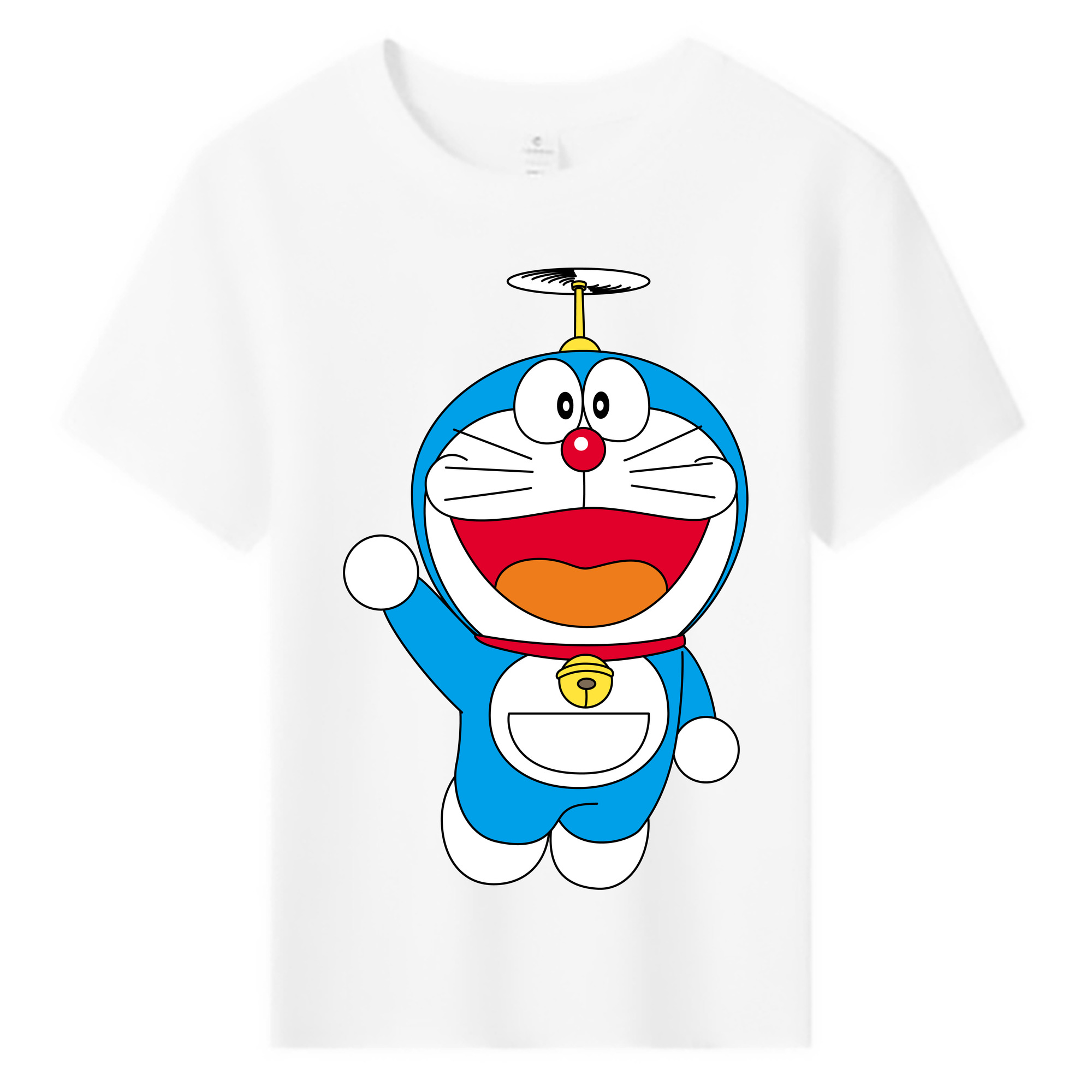 （画像用） ドラえもん Doraemon 綿100％キッズTシャツ（フロントプリント）