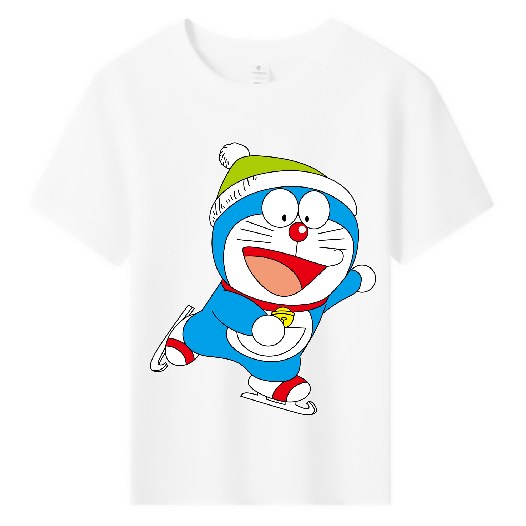 （画像用） ドラえもん Doraemon 綿100％キッズTシャツ（フロントプリント）
