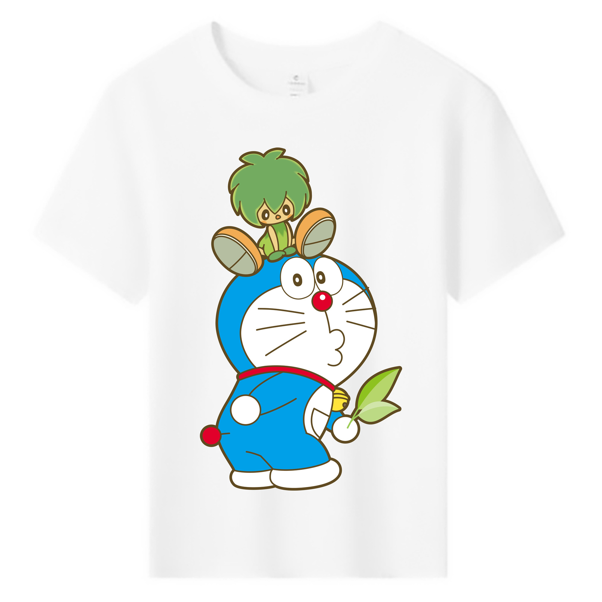 （画像用） ドラえもん Doraemon 綿100％キッズTシャツ（フロントプリント）