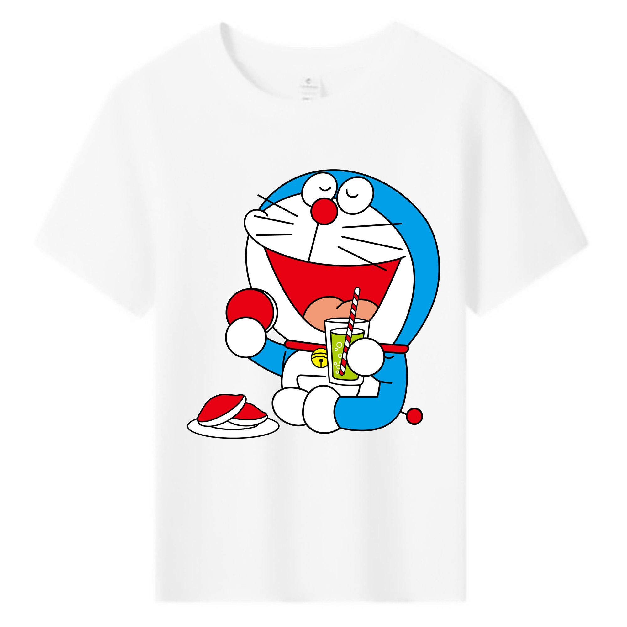 （画像用） ドラえもん Doraemon 綿100％キッズTシャツ（フロントプリント）