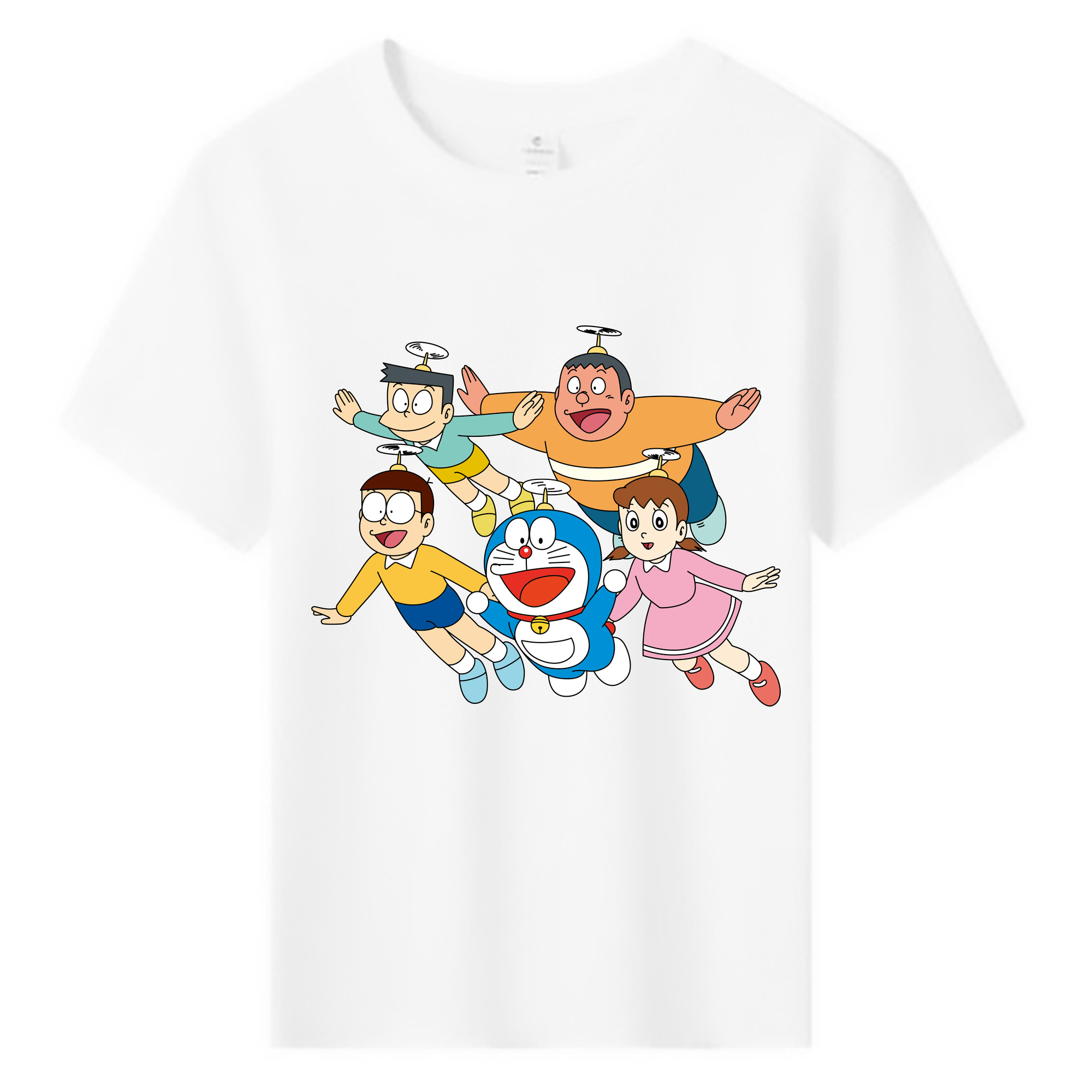 （画像用） ドラえもん 骨川 スネ夫 Doraemon Honekawa Suneo 綿100％キッズTシャツ（フロントプリント）
