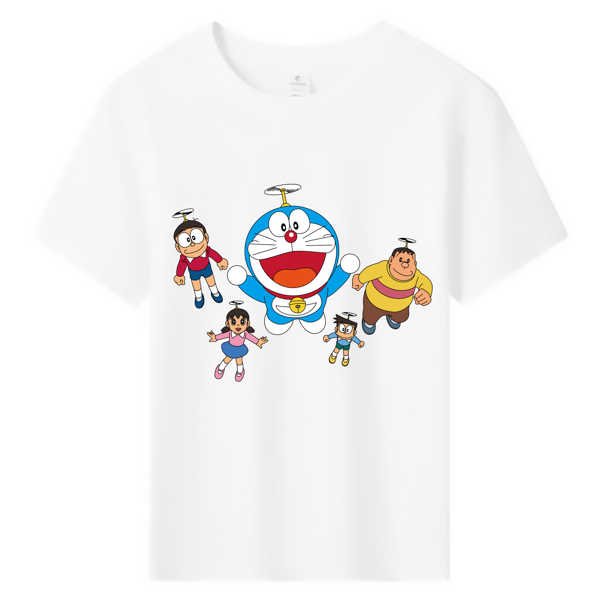 （画像用） ドラえもん 骨川 スネ夫 Doraemon Honekawa Suneo 綿100％キッズTシャツ（フロントプリント）