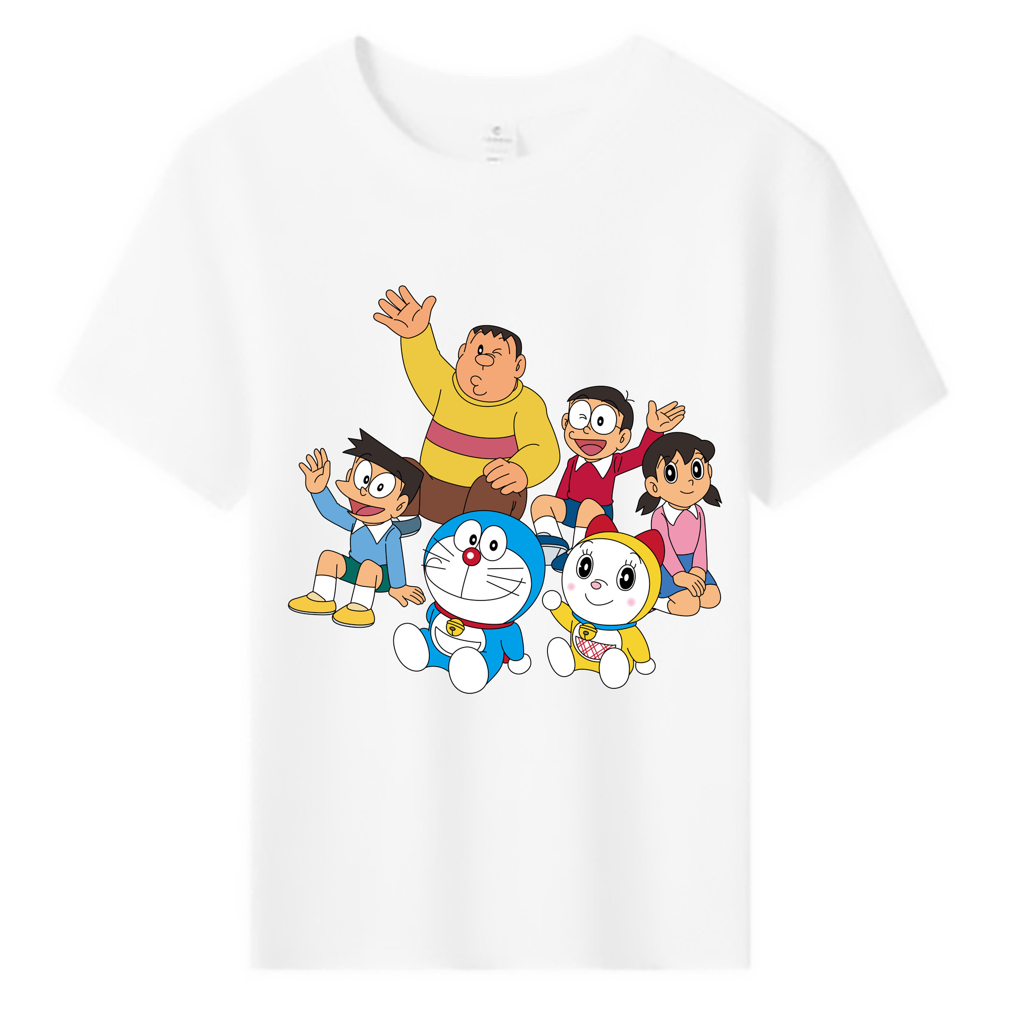 （画像用） ドラえもん 骨川 スネ夫 Doraemon Honekawa Suneo 綿100％キッズTシャツ（フロントプリント）