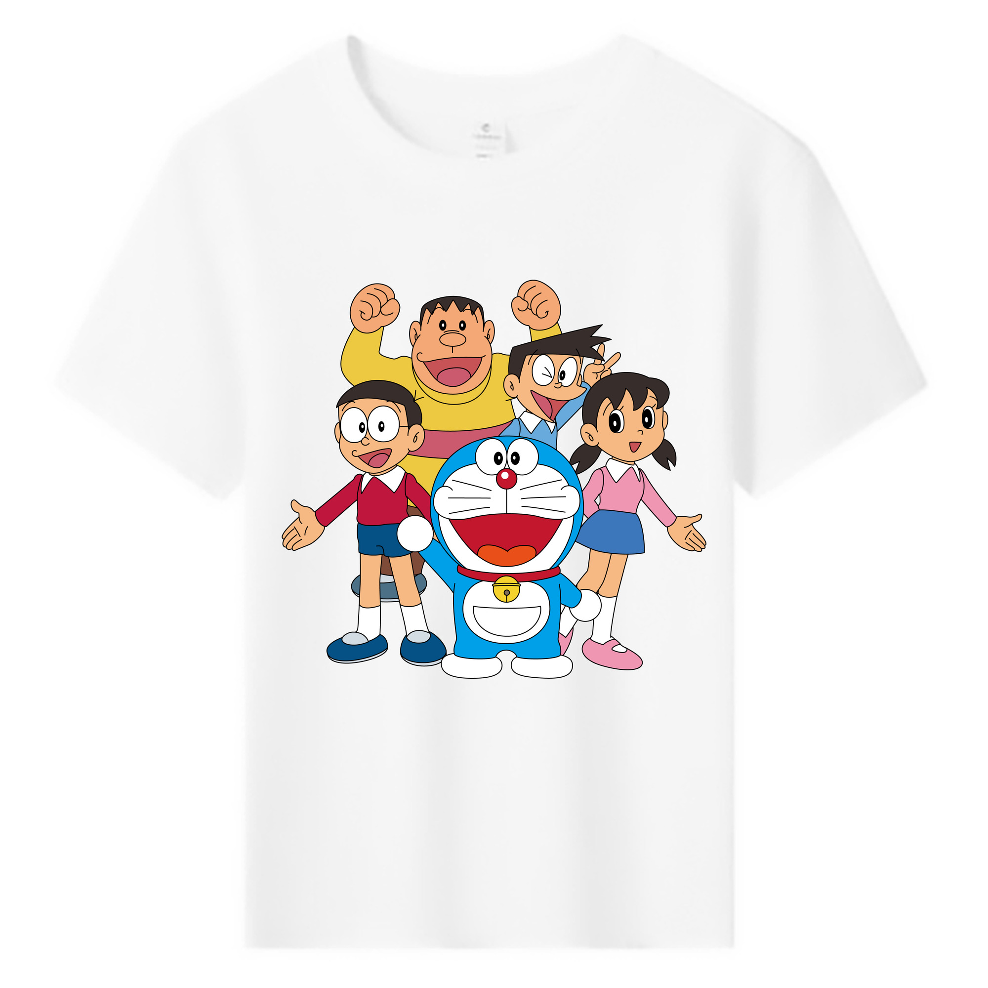 （画像用） ドラえもん 骨川 スネ夫 Doraemon Honekawa Suneo 綿100％キッズTシャツ（フロントプリント）