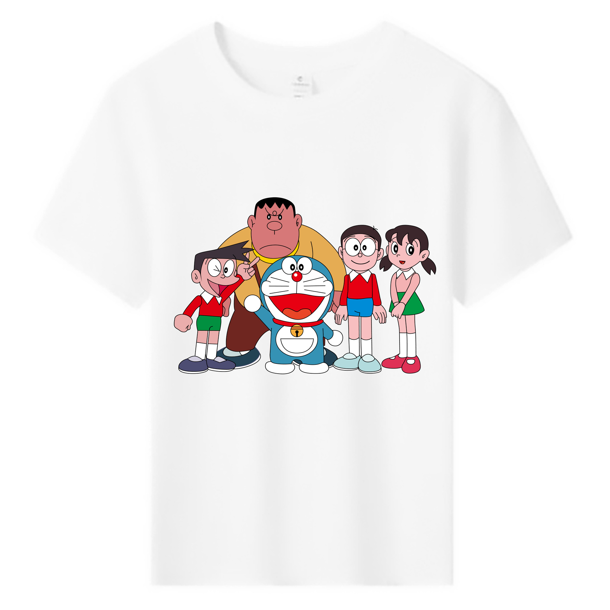 （画像用） ドラえもん 骨川 スネ夫 Doraemon Honekawa Suneo 綿100％キッズTシャツ（フロントプリント）