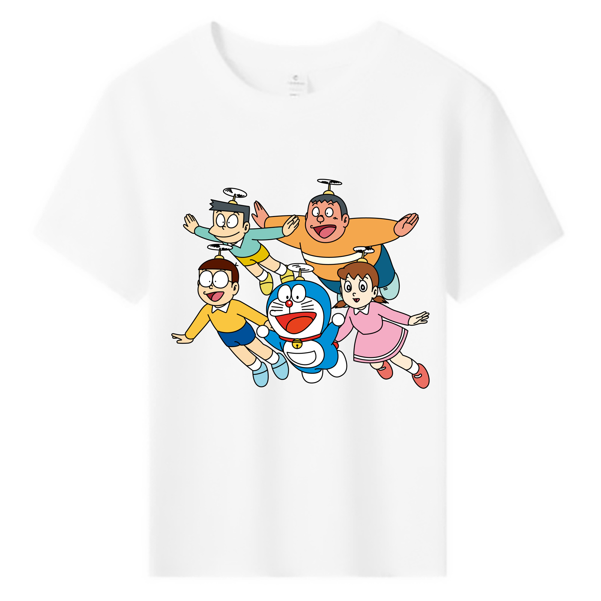 （画像用） ドラえもん 骨川 スネ夫 Doraemon Honekawa Suneo 綿100％キッズTシャツ（フロントプリント）