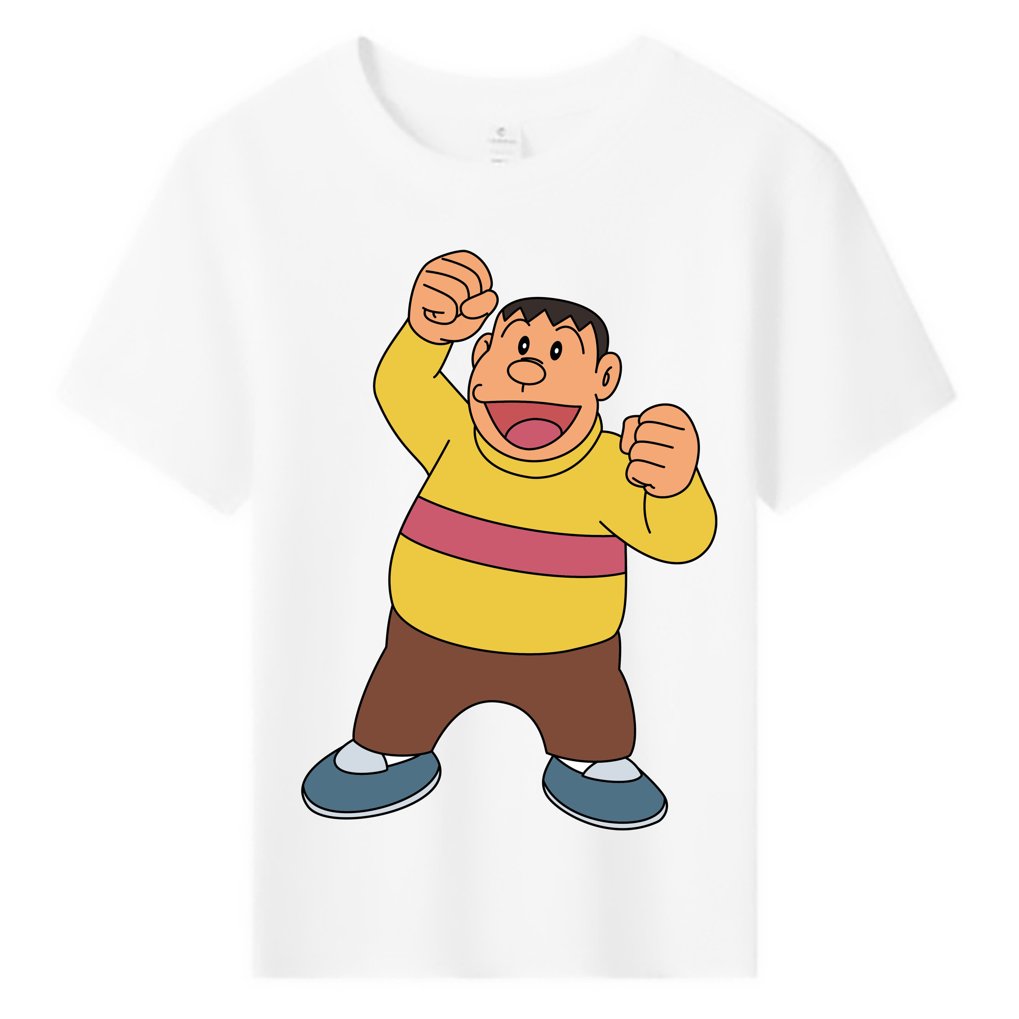（画像用） ドラえもん 剛田武 Doraemon Gouta Takeshi 綿100％キッズTシャツ（フロントプリント）