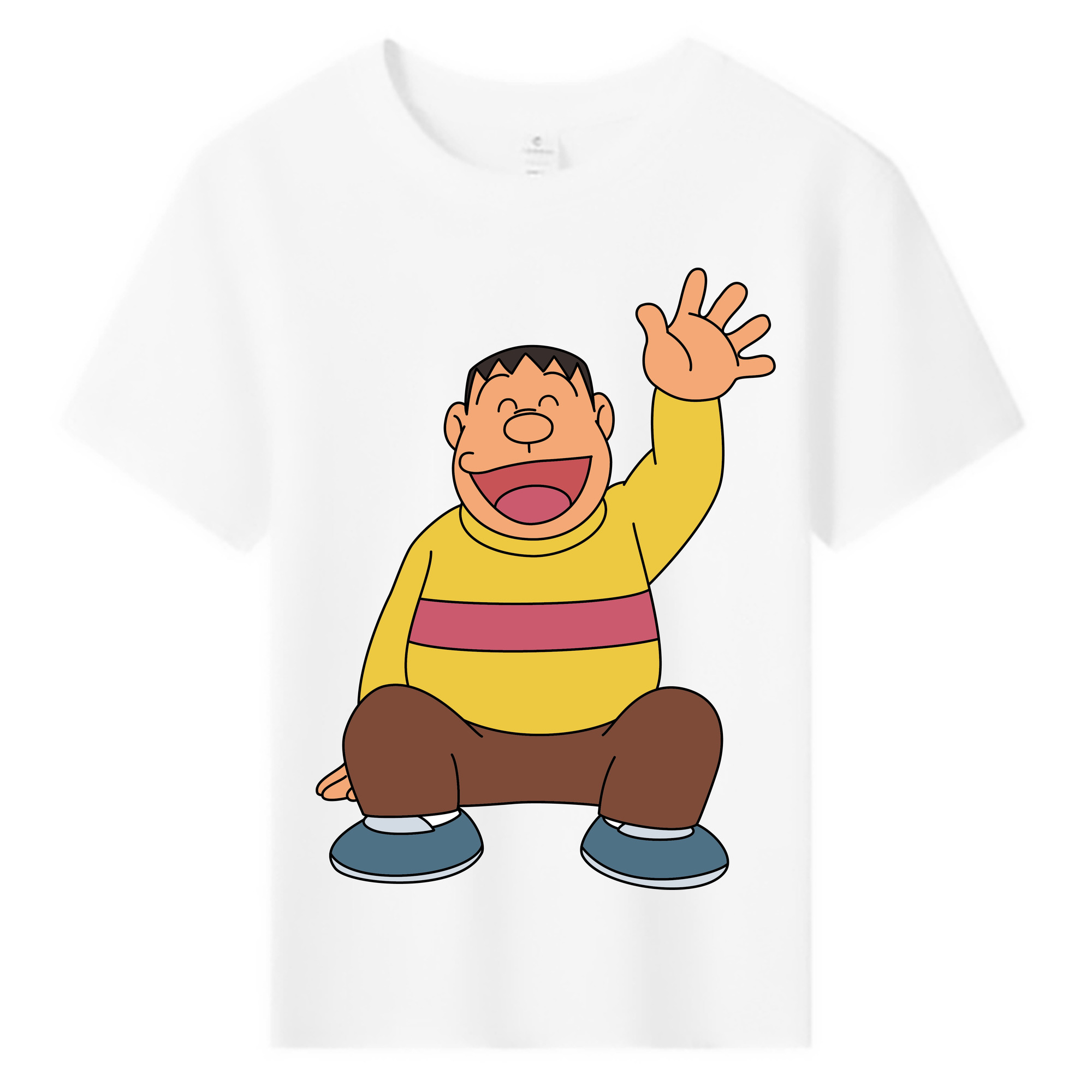 （画像用） ドラえもん 剛田武 Doraemon Gouta Takeshi 綿100％キッズTシャツ（フロントプリント）