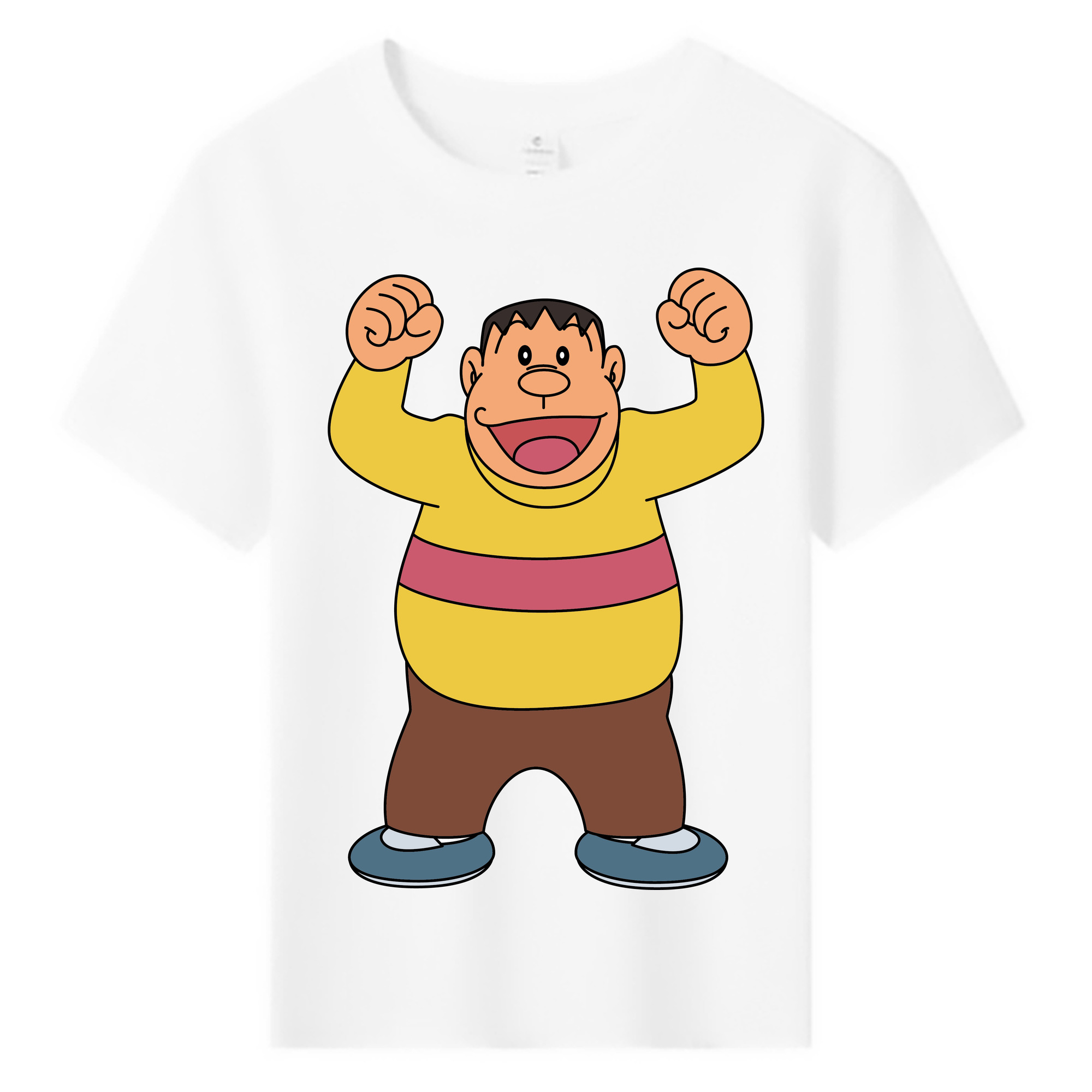 （画像用） ドラえもん 剛田武 Doraemon Gouta Takeshi 綿100％キッズTシャツ（フロントプリント）