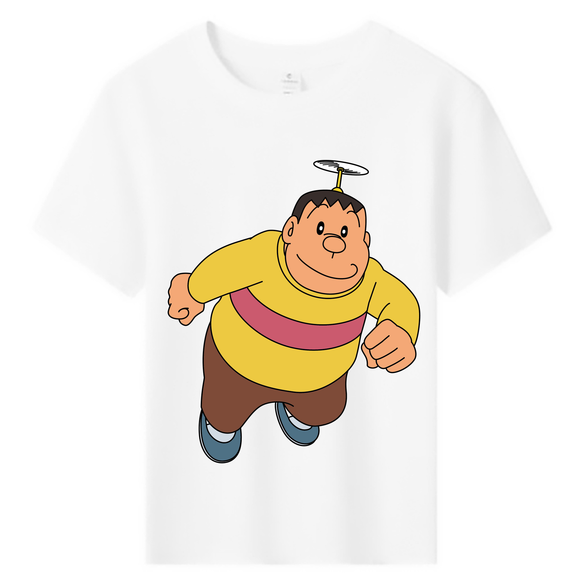 （画像用） ドラえもん 剛田武 Doraemon Gouta Takeshi 綿100％キッズTシャツ（フロントプリント）