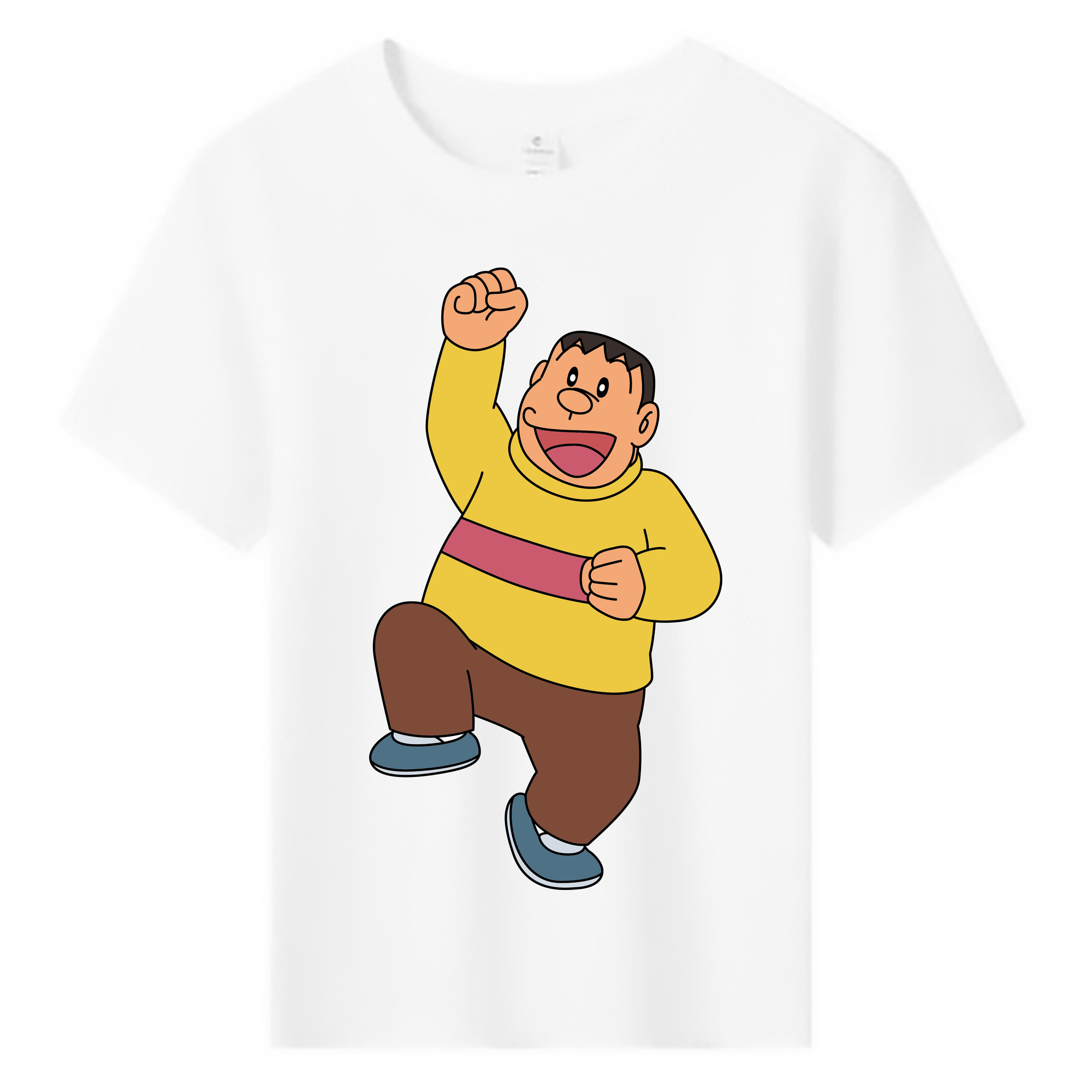 （画像用） ドラえもん 剛田武 Doraemon Gouta Takeshi 綿100％キッズTシャツ（フロントプリント）