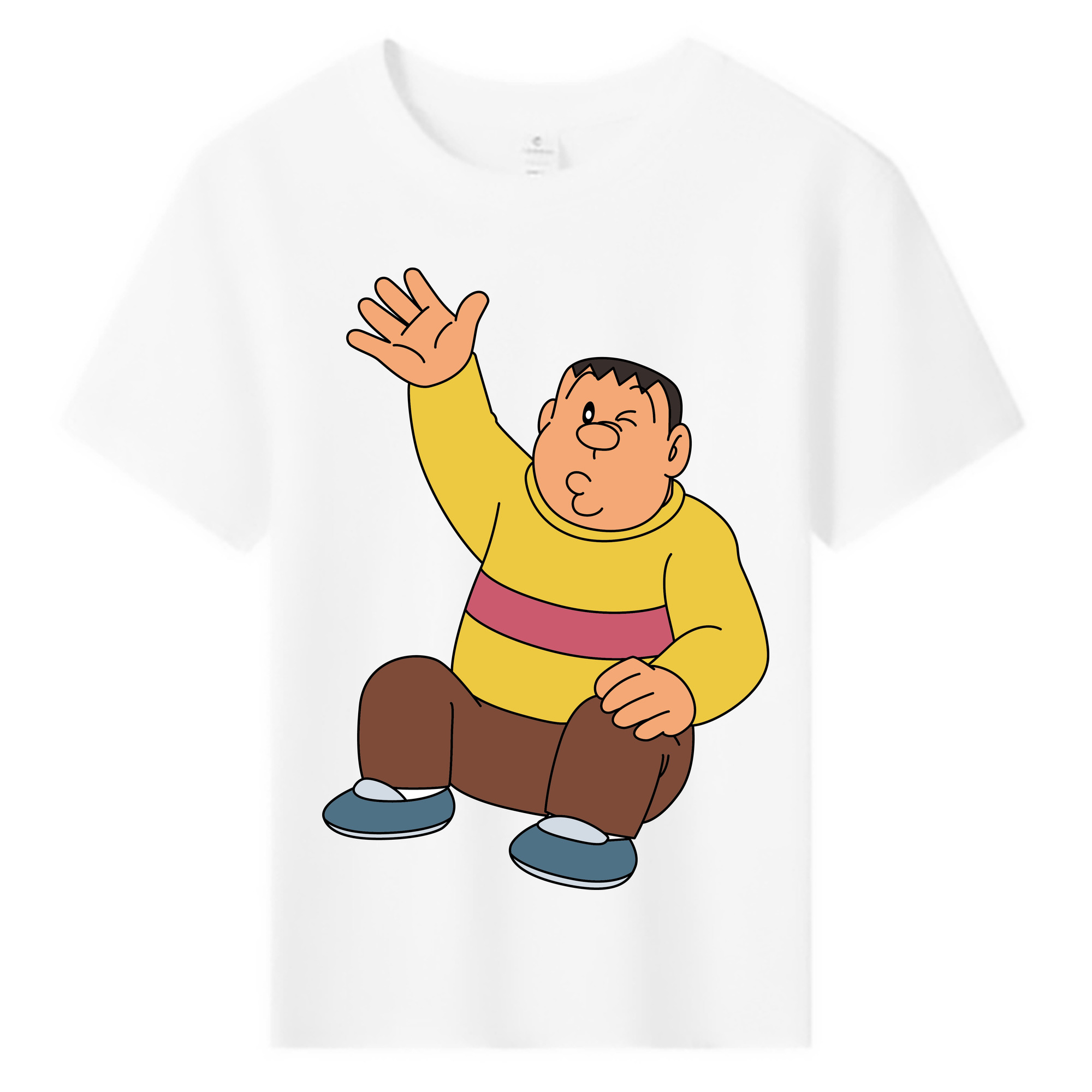 （画像用） ドラえもん 剛田武 Doraemon Gouta Takeshi 綿100％キッズTシャツ（フロントプリント）