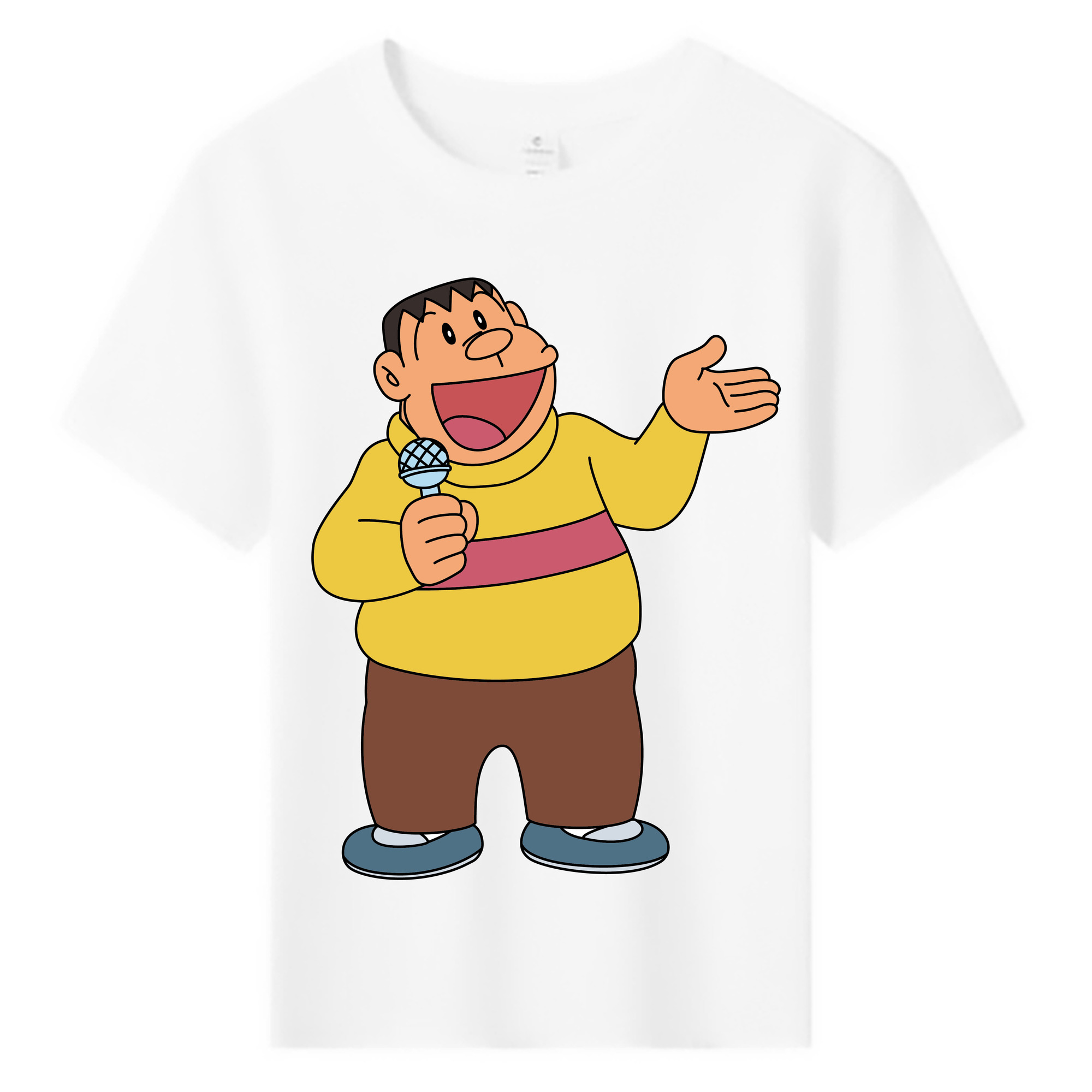 （画像用） ドラえもん 剛田武 Doraemon Gouta Takeshi 綿100％キッズTシャツ（フロントプリント）