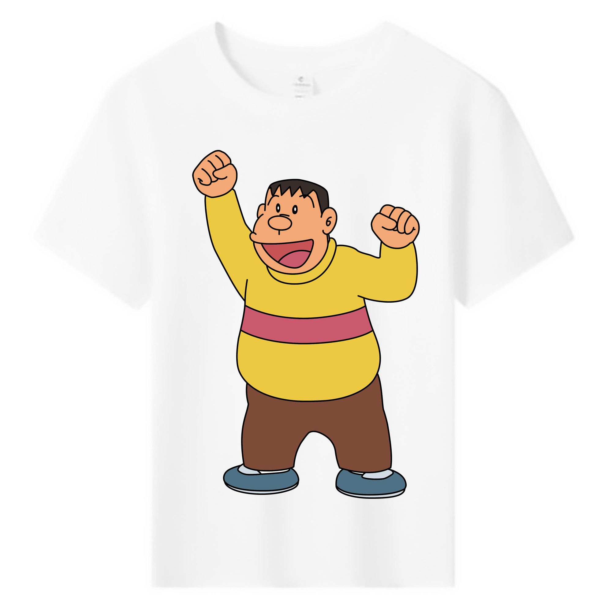 （画像用） ドラえもん 剛田武 Doraemon Gouta Takeshi 綿100％キッズTシャツ（フロントプリント）