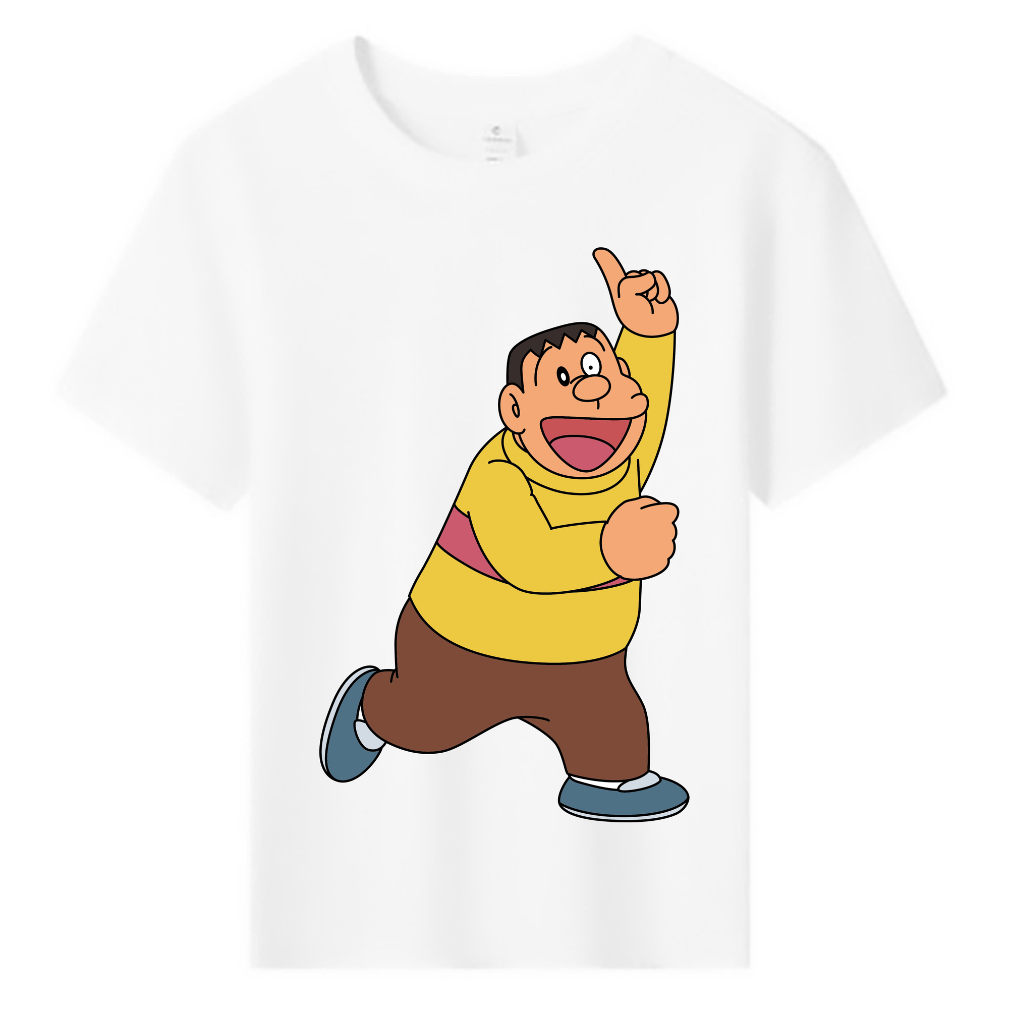 （画像用） ドラえもん 剛田武 Doraemon Gouta Takeshi 綿100％キッズTシャツ（フロントプリント）