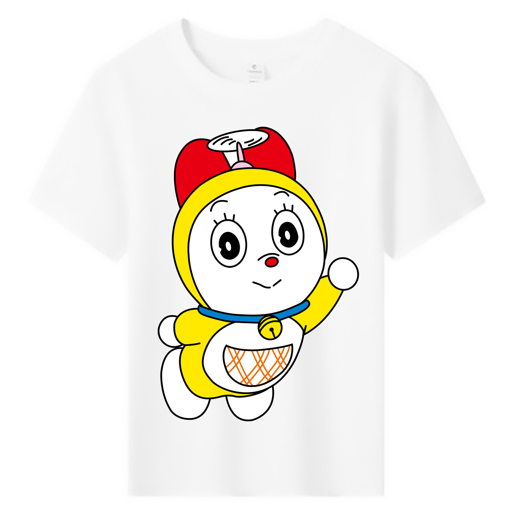 （画像用） ドラえもん ドラミ Doraemon Dorami 綿100％キッズTシャツ（フロントプリント）