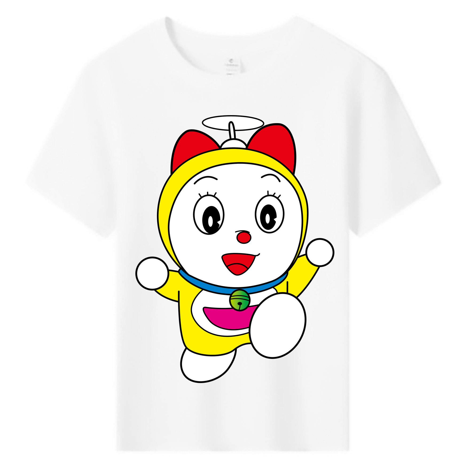 （画像用） ドラえもん ドラミ Doraemon Dorami 綿100％キッズTシャツ（フロントプリント）