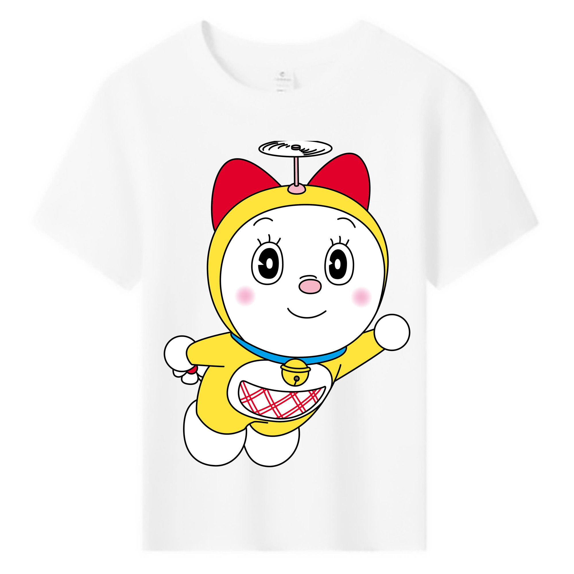 （画像用） ドラえもん ドラミ Doraemon Dorami 綿100％キッズTシャツ（フロントプリント）
