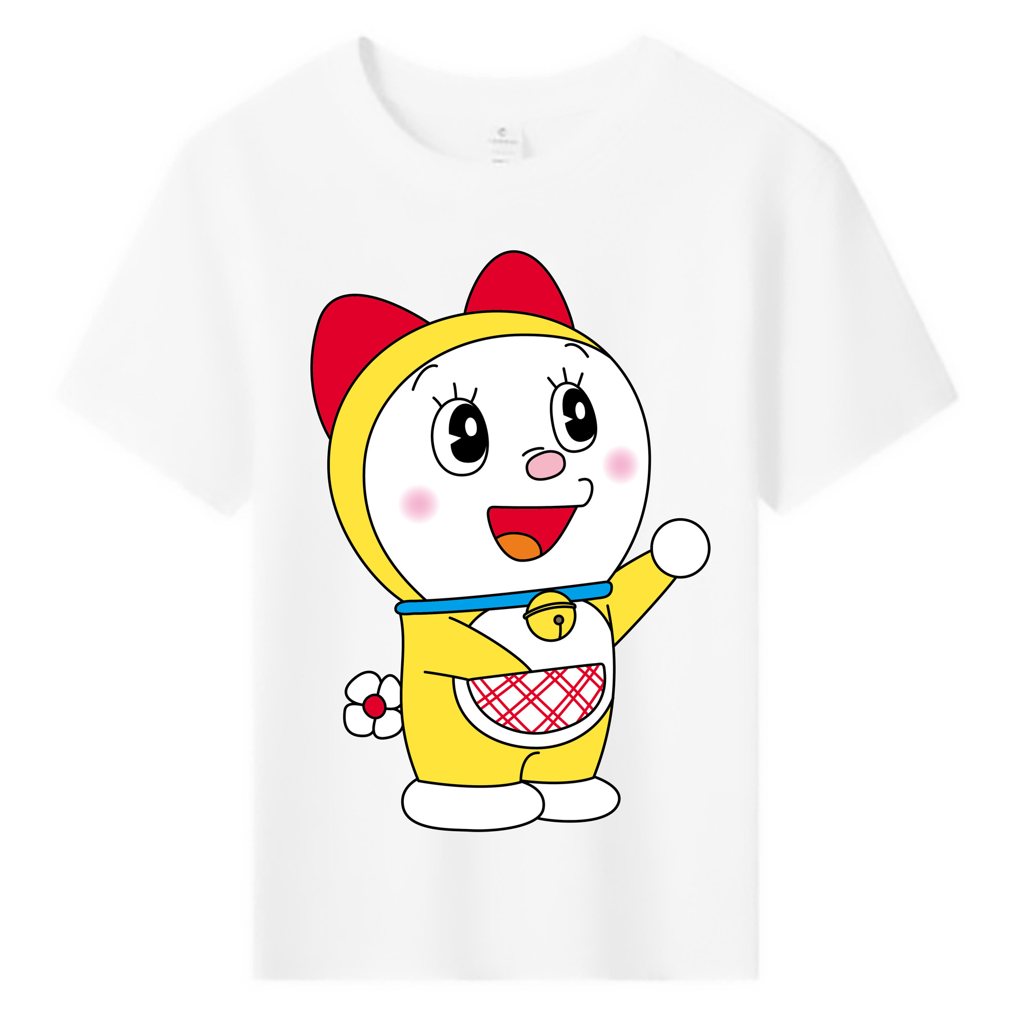 （画像用） ドラえもん ドラミ Doraemon Dorami 綿100％キッズTシャツ（フロントプリント）