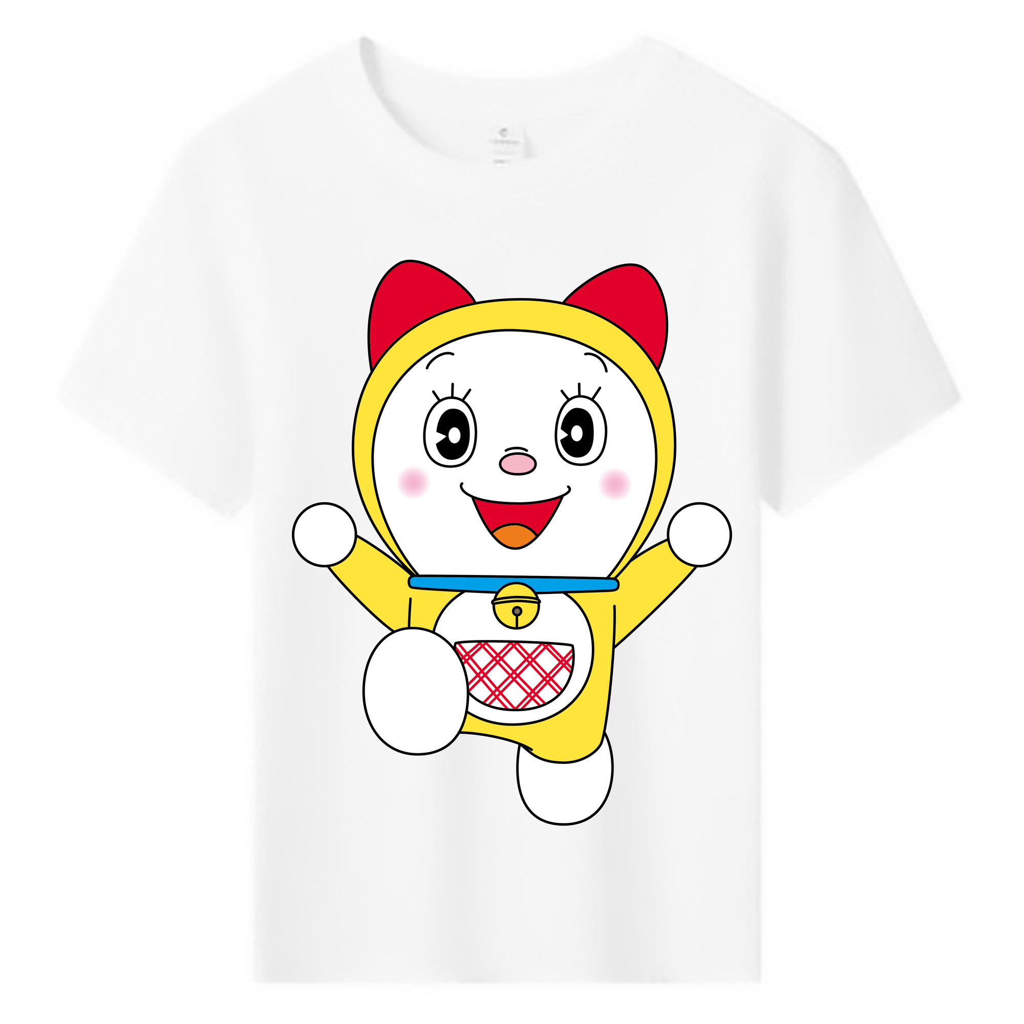 （画像用） ドラえもん ドラミ Doraemon Dorami 綿100％キッズTシャツ（フロントプリント）