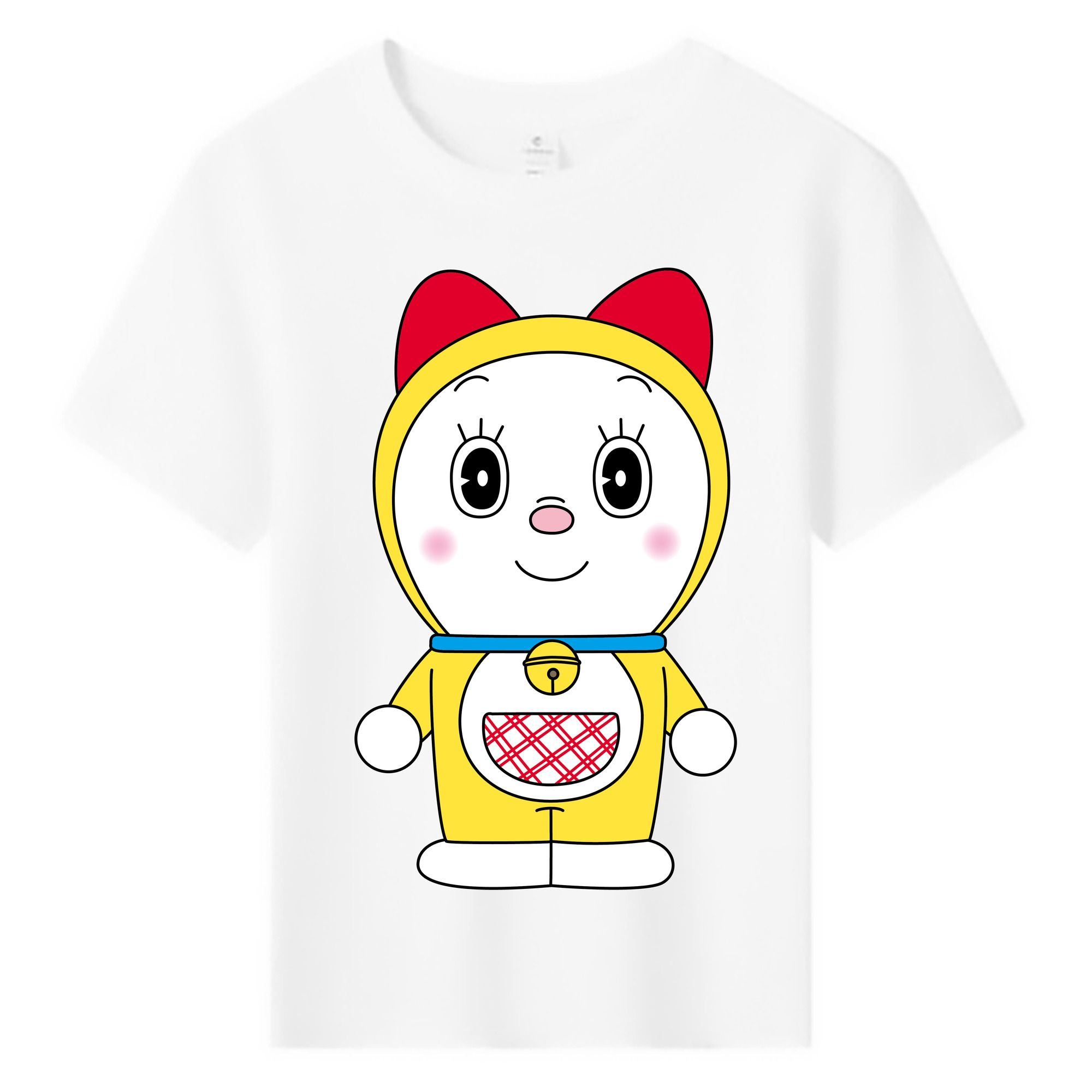 （画像用） ドラえもん ドラミ Doraemon Dorami 綿100％キッズTシャツ（フロントプリント）