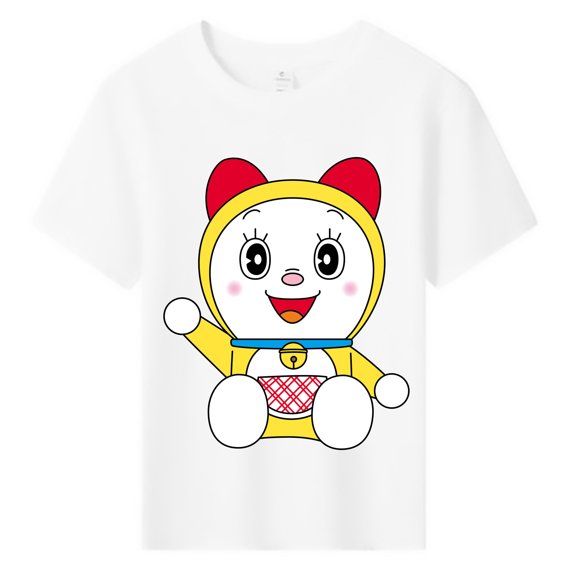 （画像用） ドラえもん ドラミ Doraemon Dorami 綿100％キッズTシャツ（フロントプリント）
