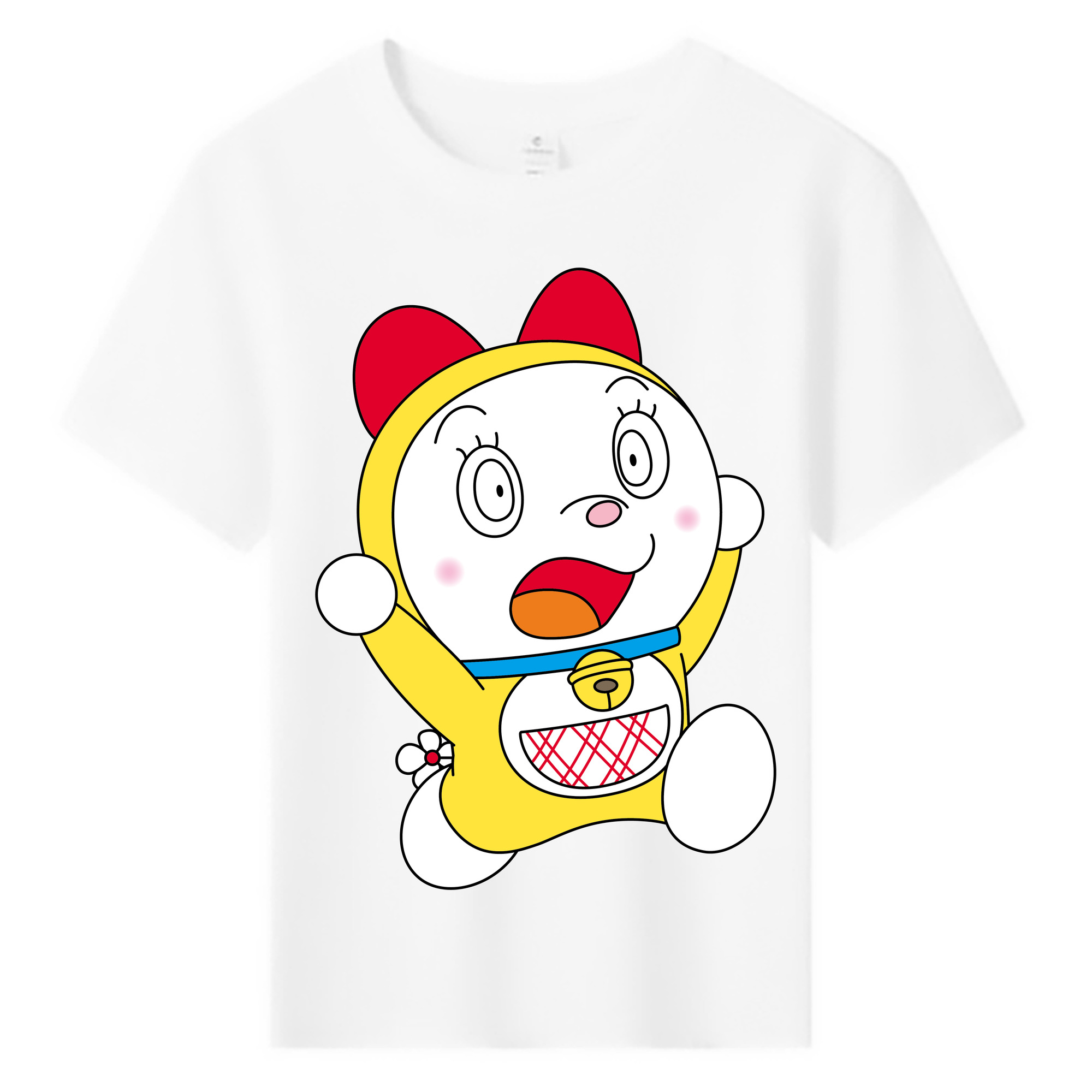（画像用） ドラえもん ドラミ Doraemon Dorami 綿100％キッズTシャツ（フロントプリント）