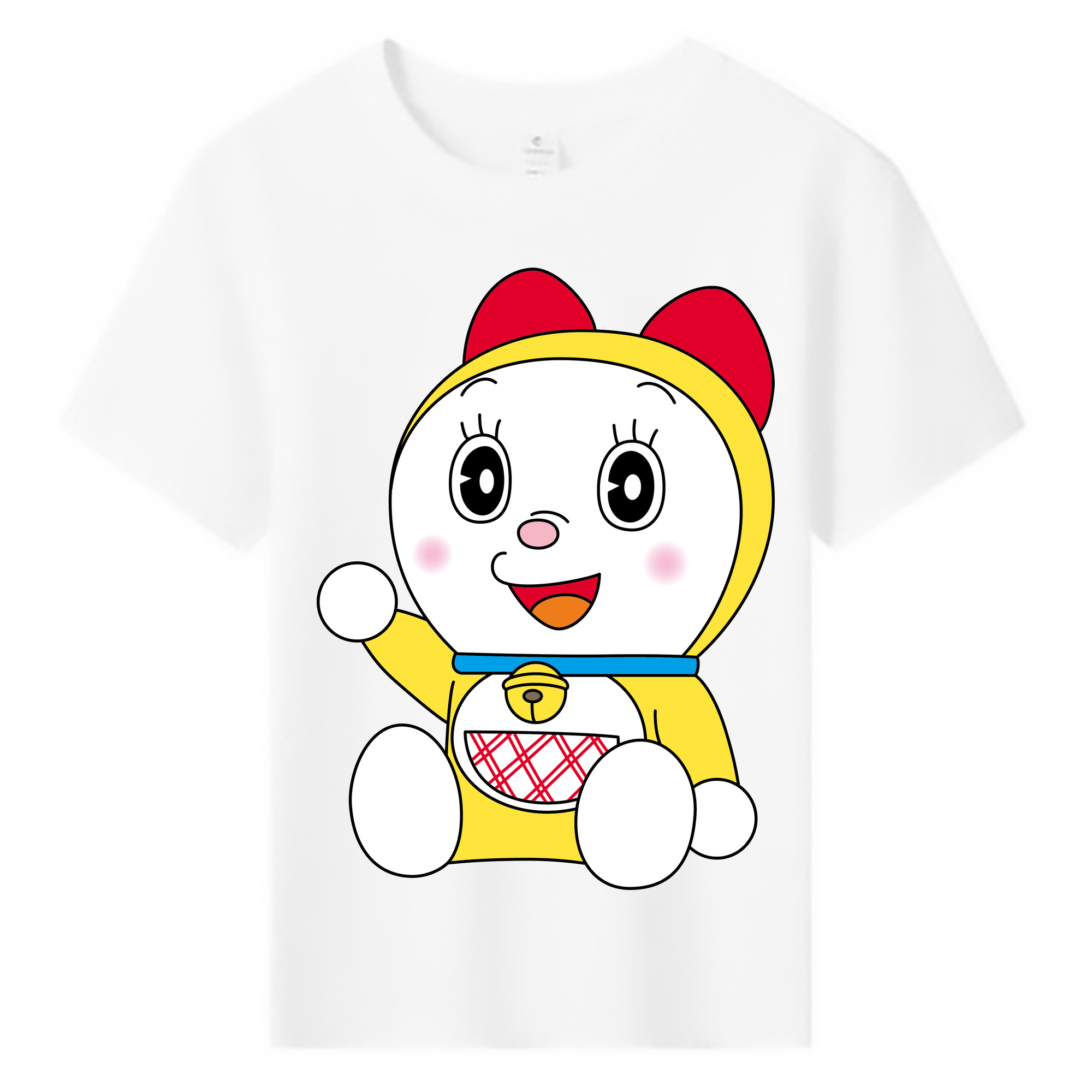 （画像用） ドラえもん ドラミ Doraemon Dorami 綿100％キッズTシャツ（フロントプリント）