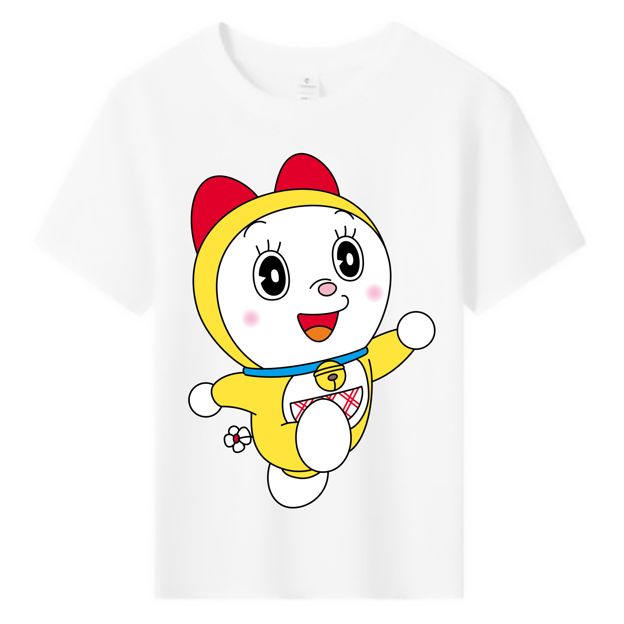 （画像用） ドラえもん ドラミ Doraemon Dorami 綿100％キッズTシャツ（フロントプリント）