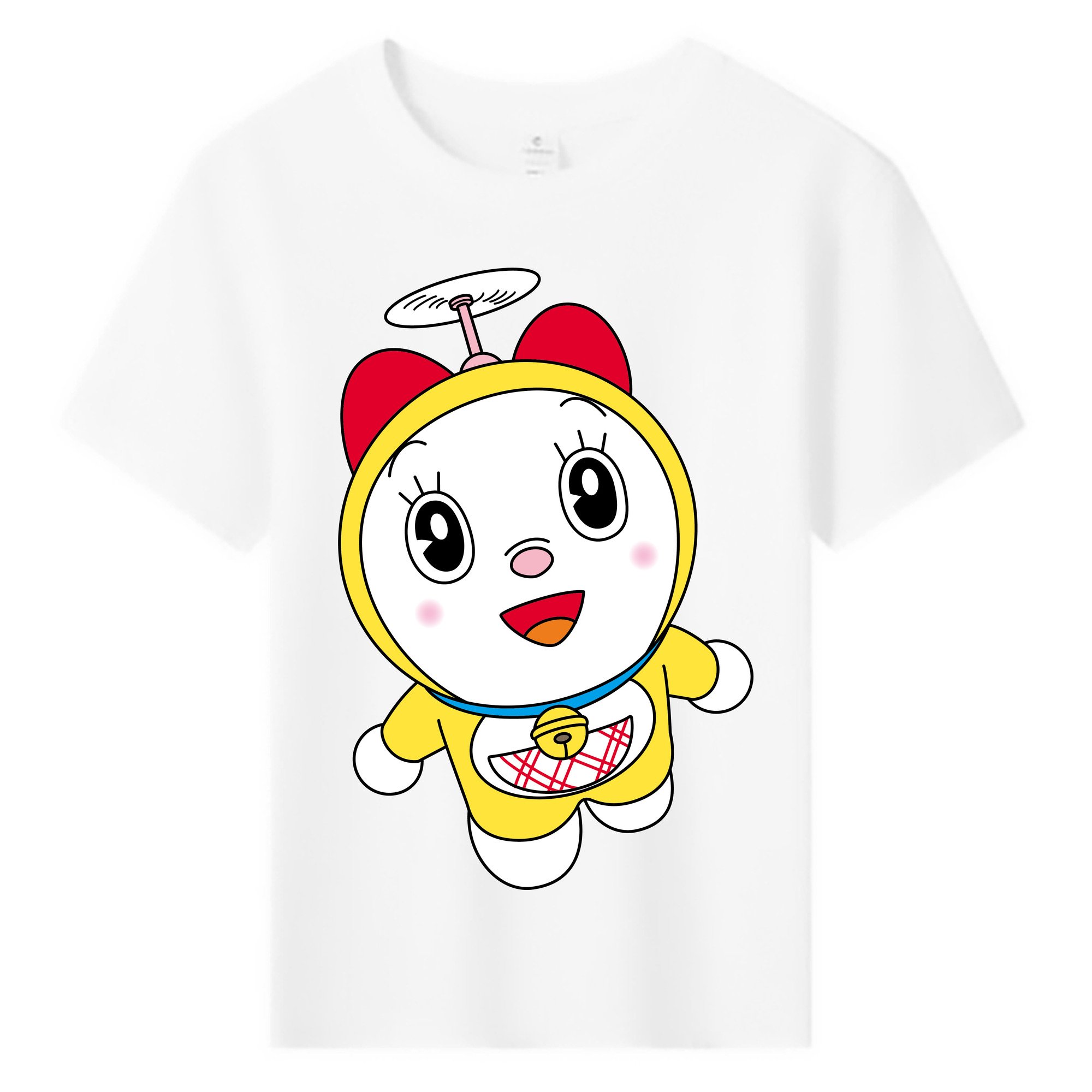 （画像用） ドラえもん ドラミ Doraemon Dorami 綿100％キッズTシャツ（フロントプリント）