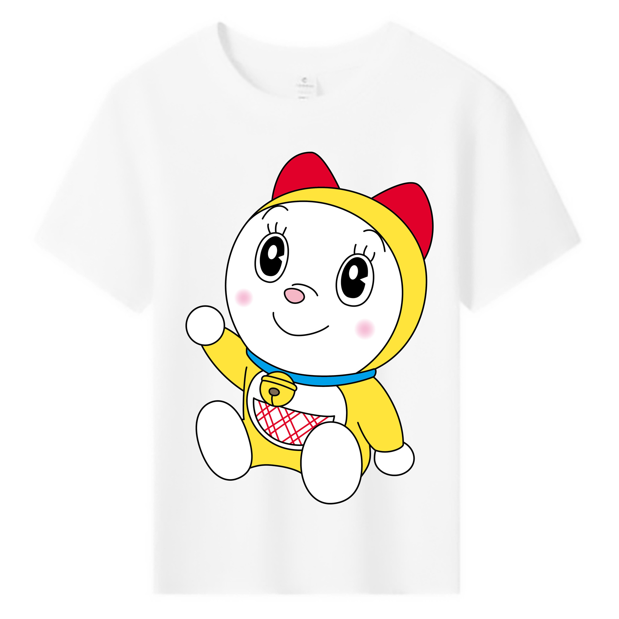 （画像用） ドラえもん ドラミ Doraemon Dorami 綿100％キッズTシャツ（フロントプリント）