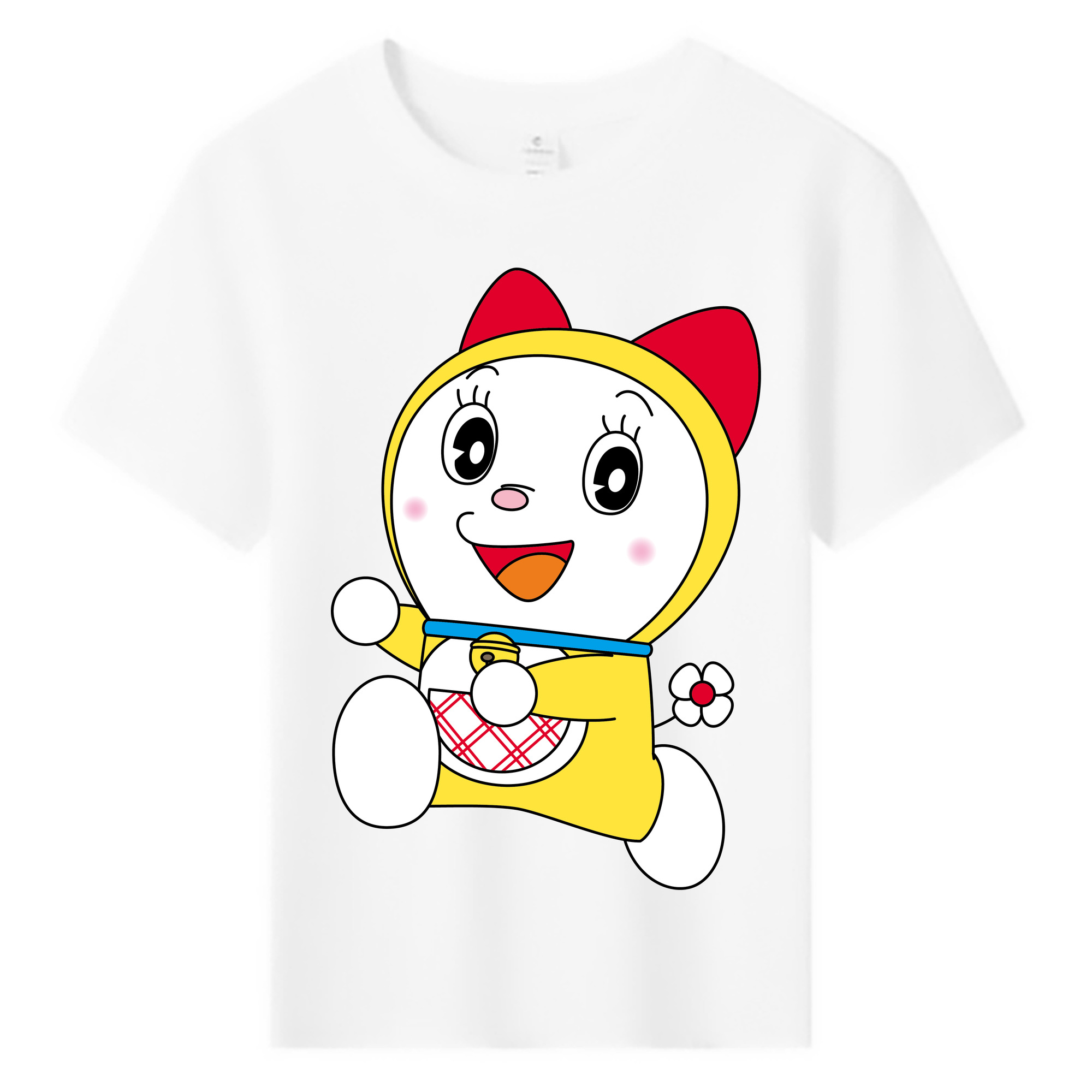 （画像用） ドラえもん ドラミ Doraemon Dorami 綿100％キッズTシャツ（フロントプリント）