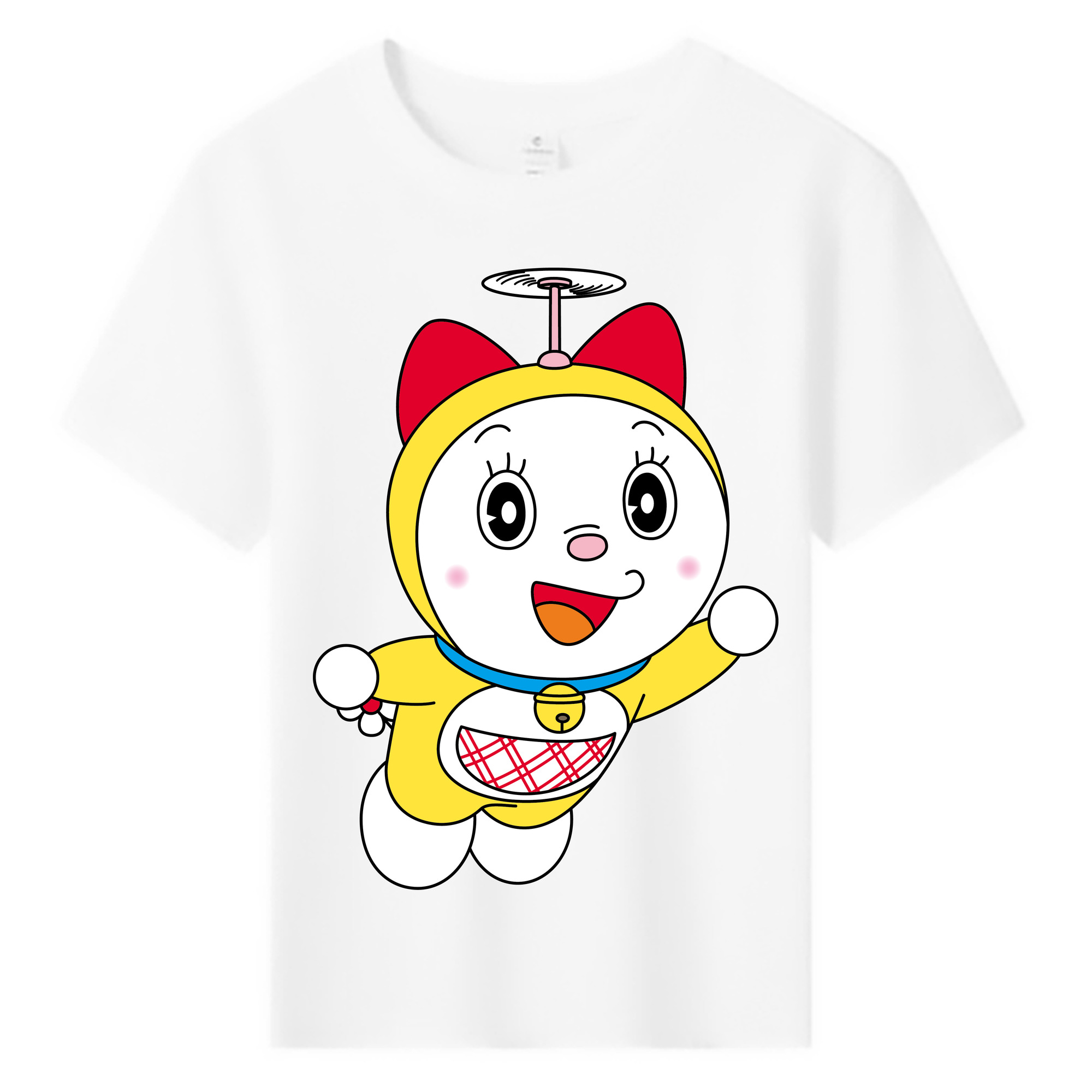 （画像用） ドラえもん ドラミ Doraemon Dorami 綿100％キッズTシャツ（フロントプリント）
