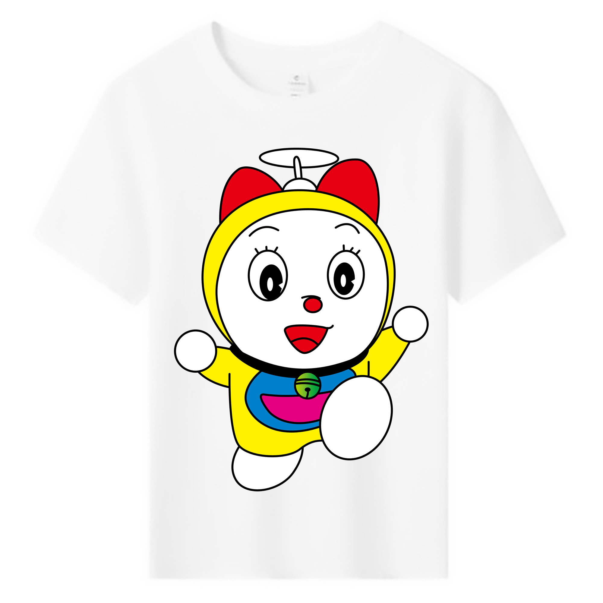 （画像用） ドラえもん ドラミ Doraemon Dorami 綿100％キッズTシャツ（フロントプリント）