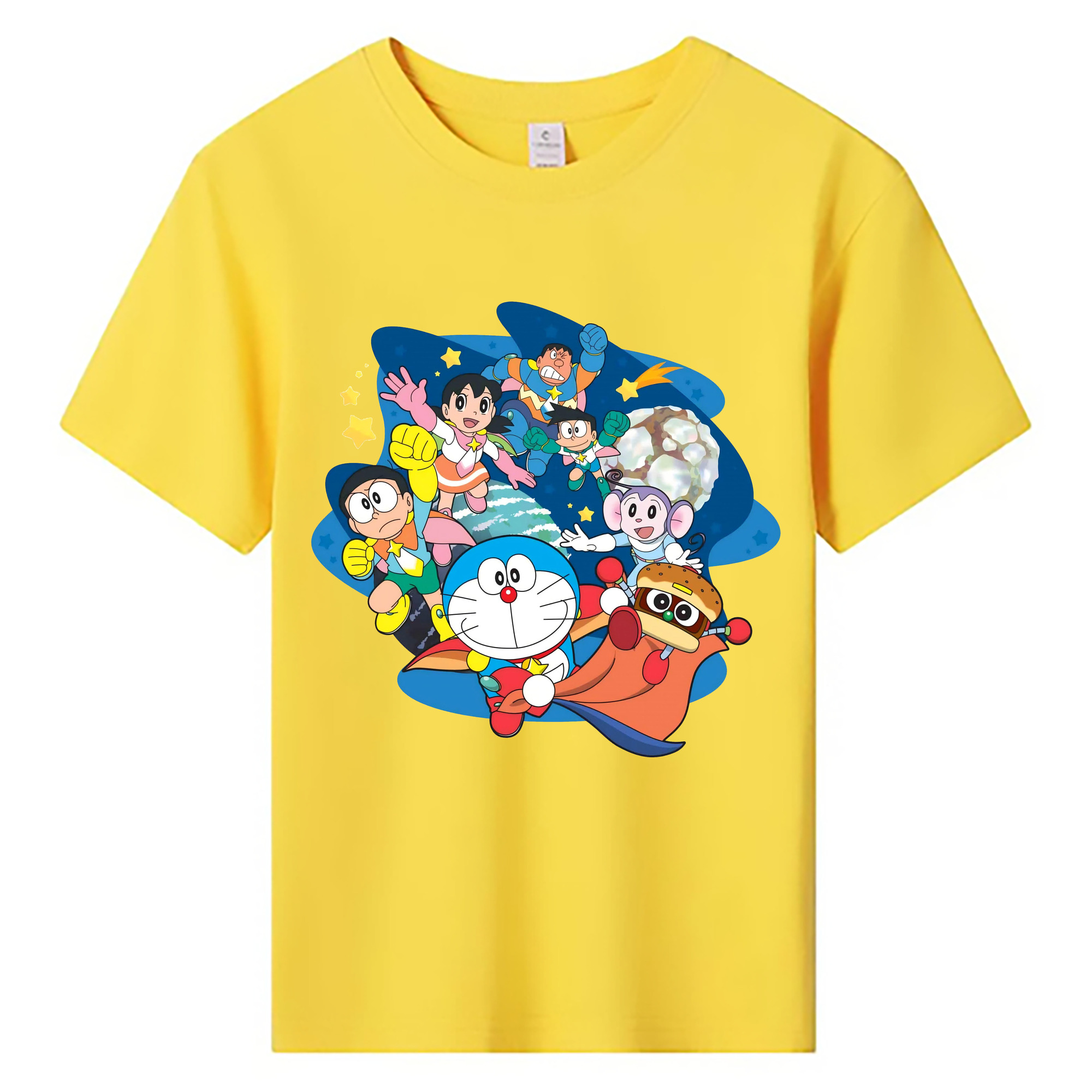 （画像用） ドラえもん Doraemon 綿100％キッズTシャツ（フロントプリント）
