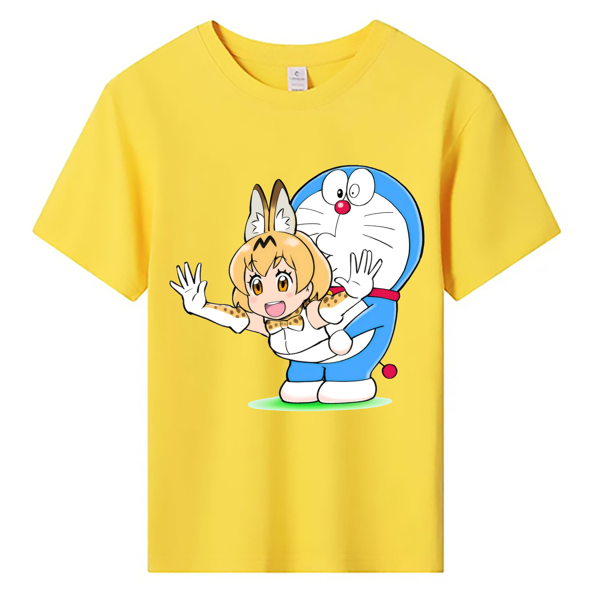 （画像用） ドラえもん Doraemon 綿100％キッズTシャツ（フロントプリント）