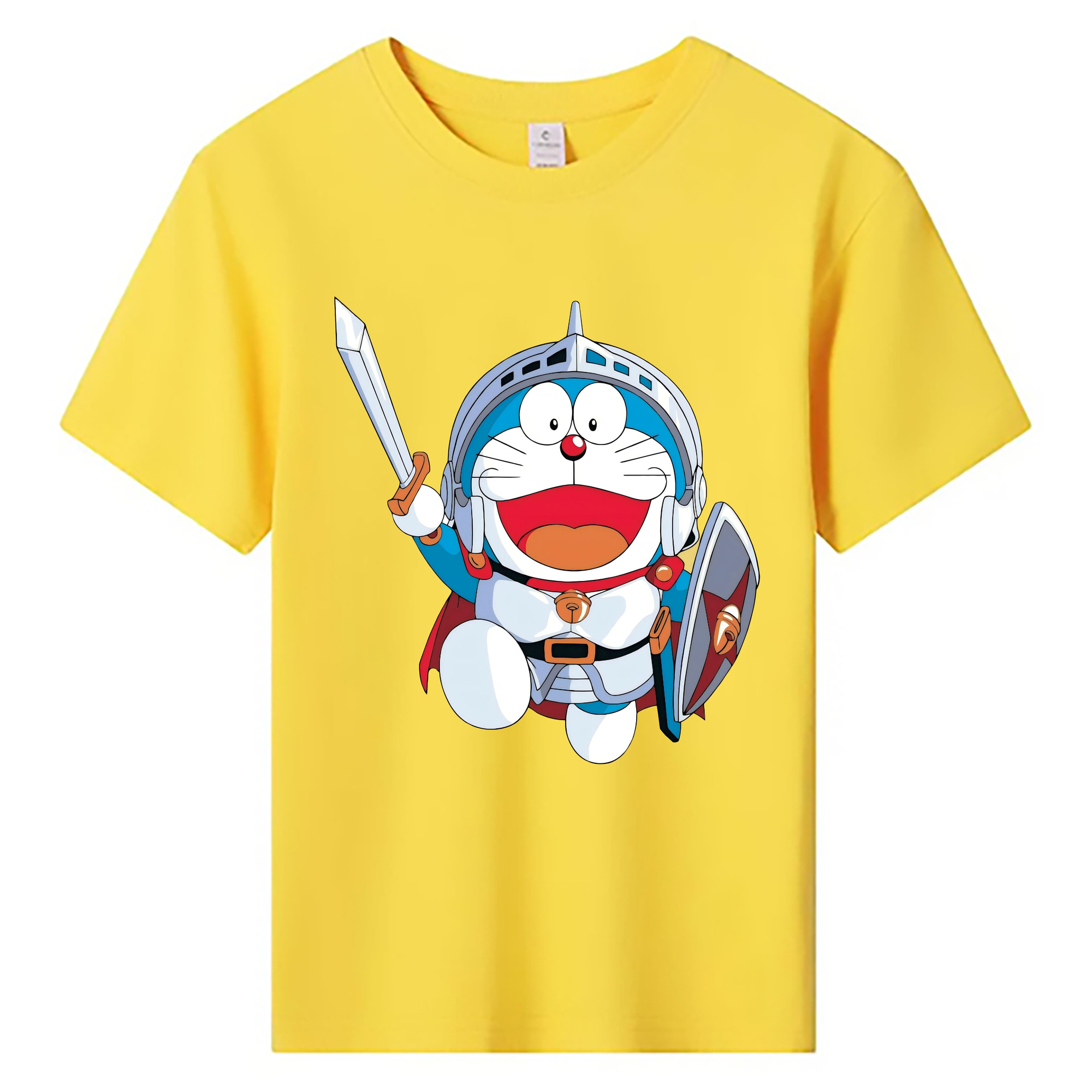 （画像用） ドラえもん Doraemon 綿100％キッズTシャツ（フロントプリント）