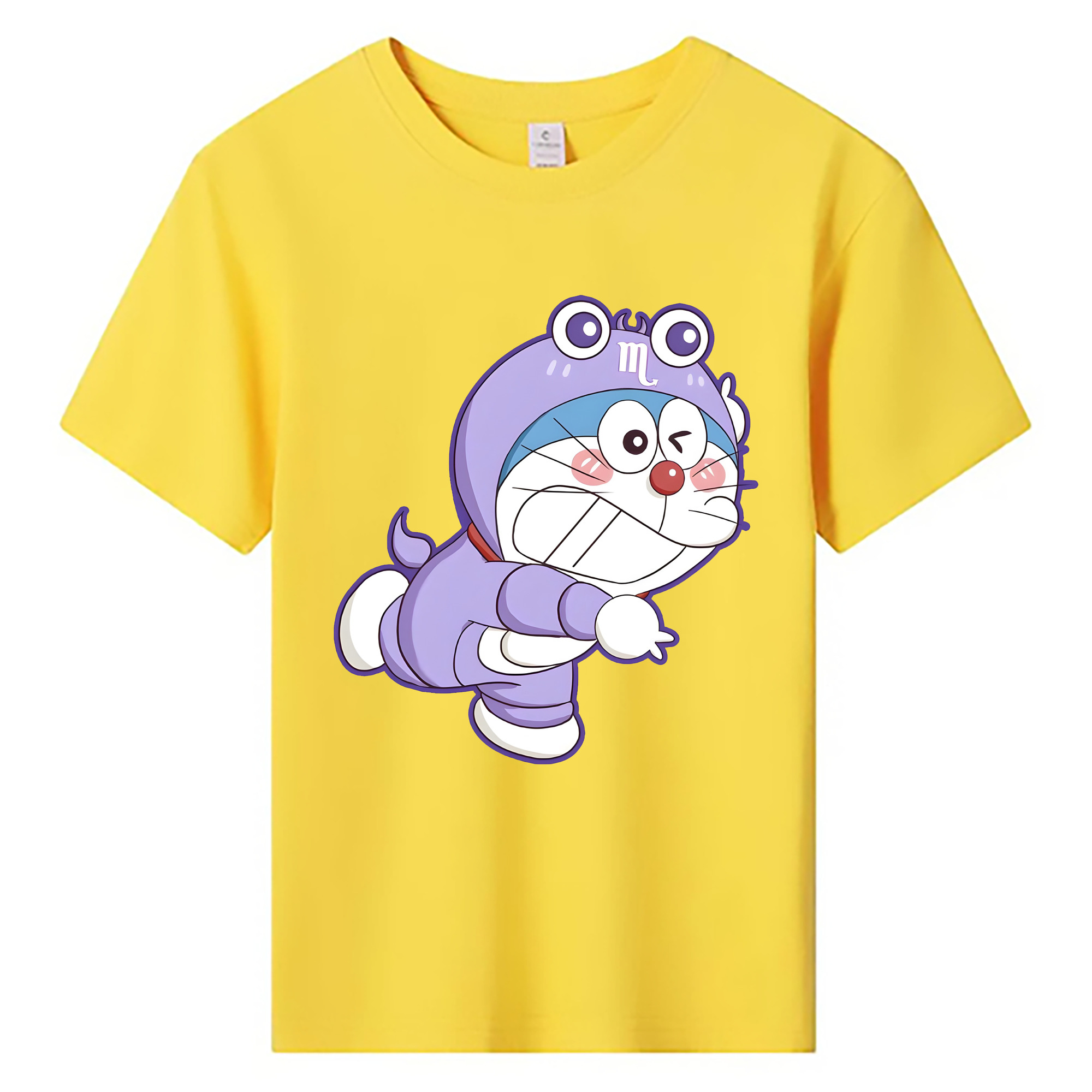 （画像用） ドラえもん Doraemon 綿100％キッズTシャツ（フロントプリント）