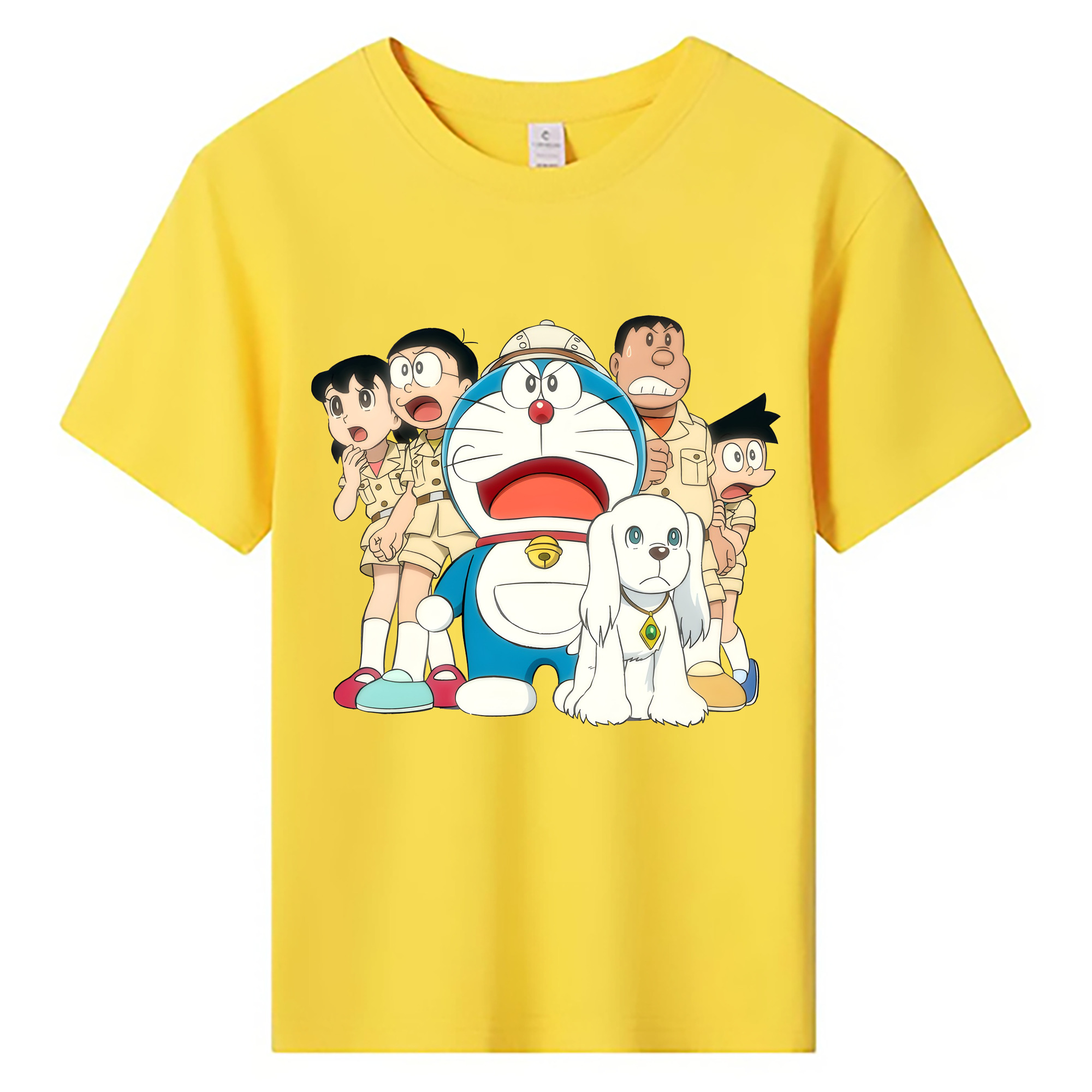 （画像用） ドラえもん Doraemon 綿100％キッズTシャツ（フロントプリント）