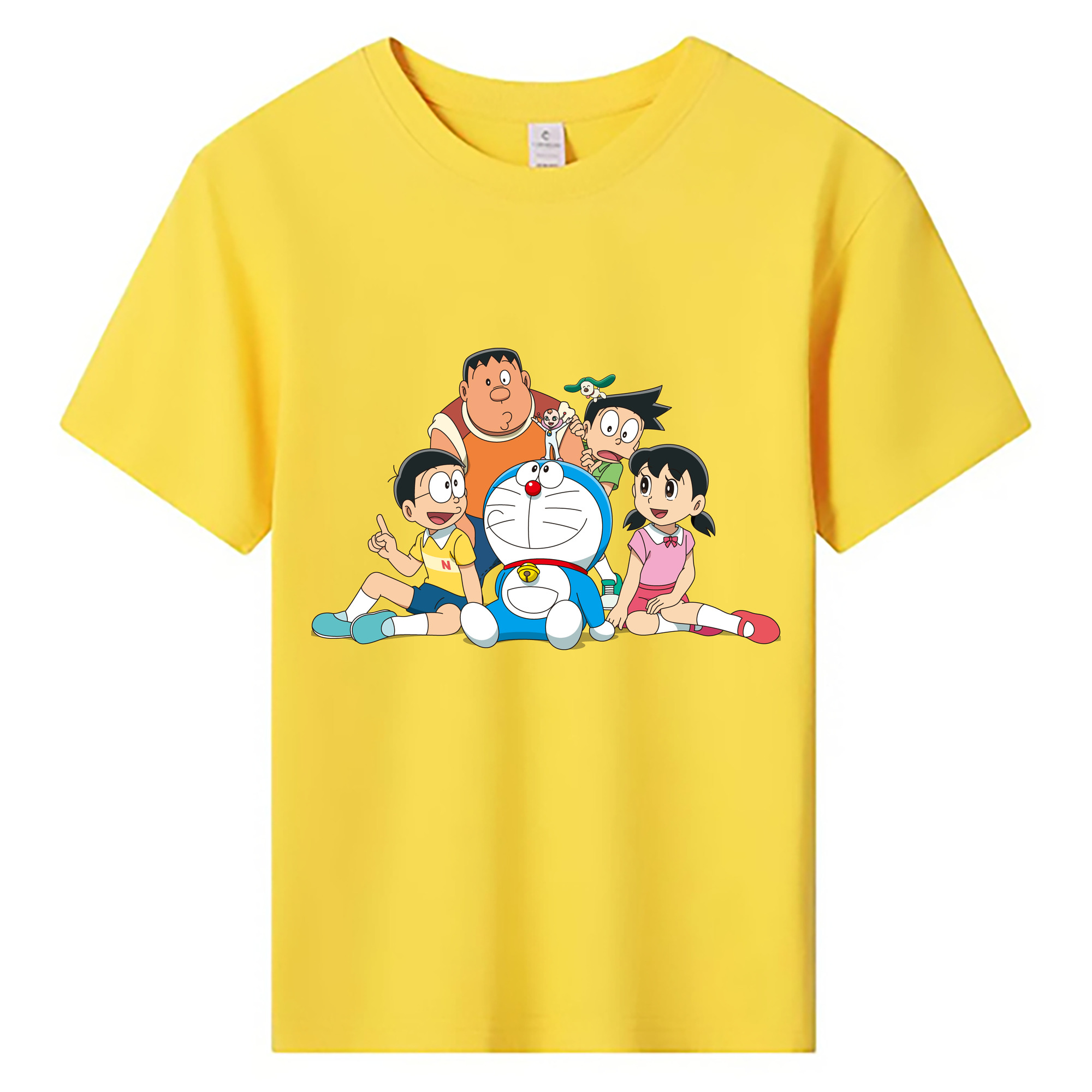 （画像用） ドラえもん Doraemon 綿100％キッズTシャツ（フロントプリント）