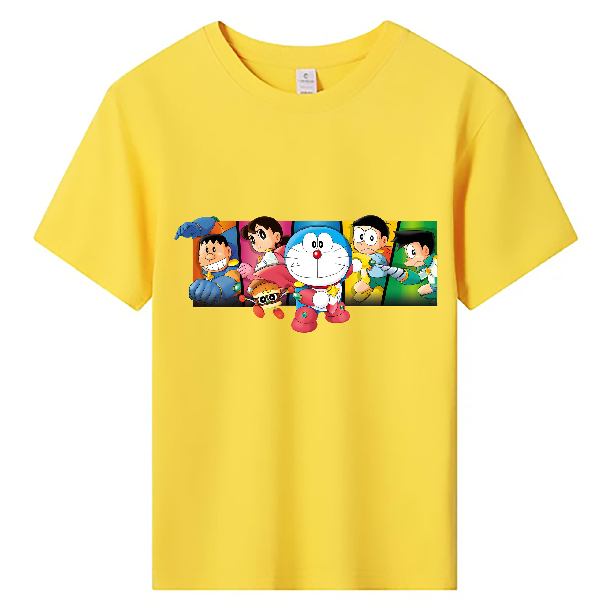 （画像用） ドラえもん Doraemon 綿100％キッズTシャツ（フロントプリント）