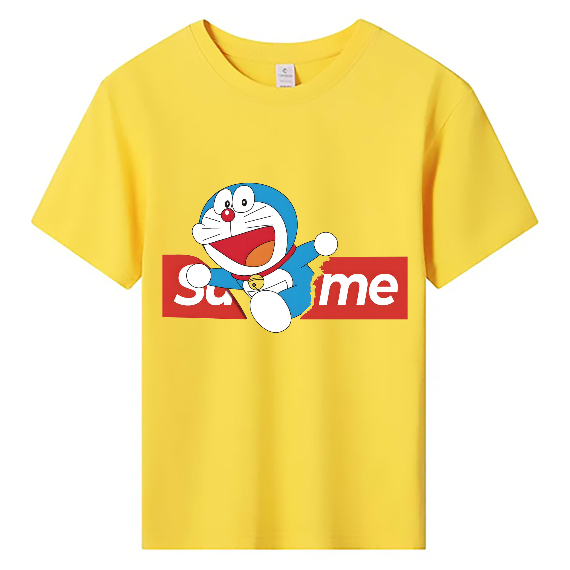（画像用） ドラえもん Doraemon 綿100％キッズTシャツ（フロントプリント）