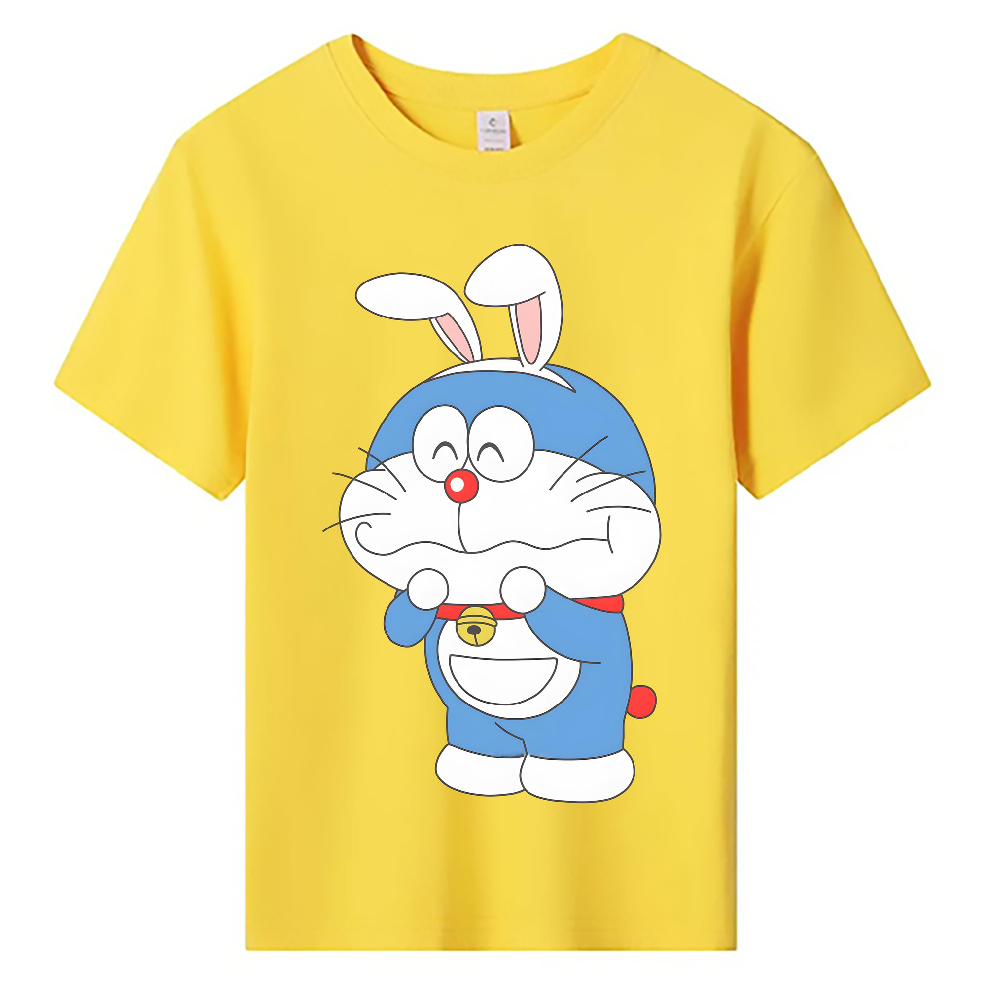 （画像用） ドラえもん Doraemon 綿100％キッズTシャツ（フロントプリント）