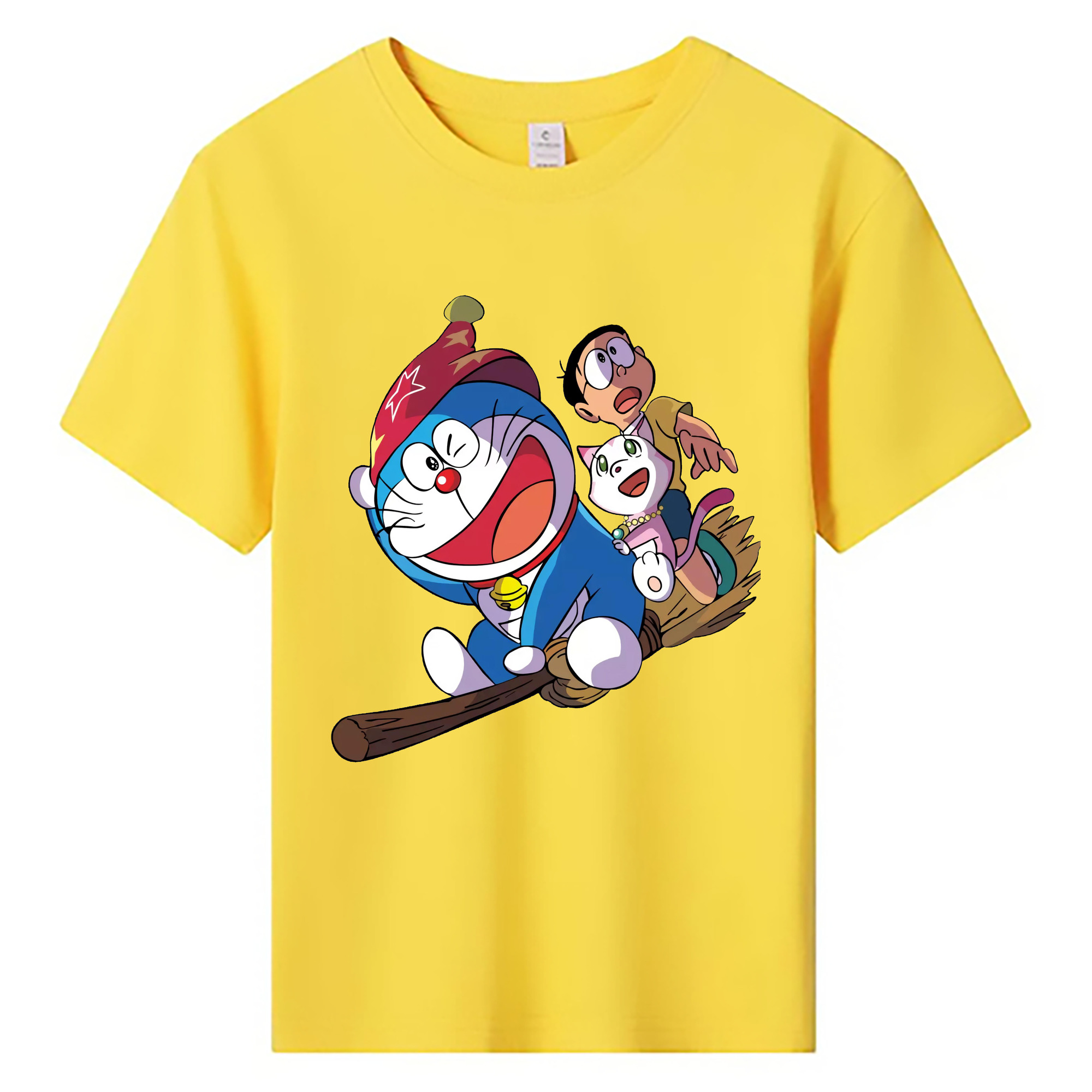 （画像用） ドラえもん Doraemon 綿100％キッズTシャツ（フロントプリント）