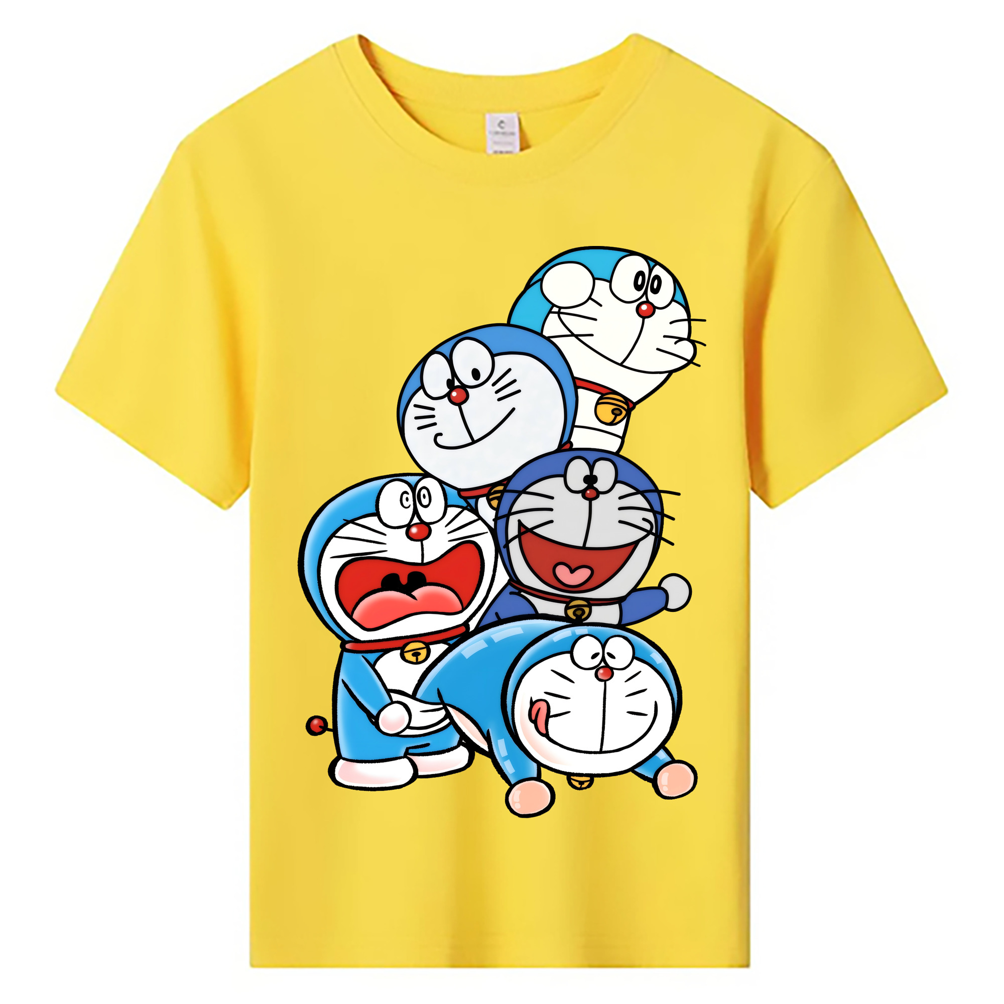 （画像用） ドラえもん Doraemon 綿100％キッズTシャツ（フロントプリント）
