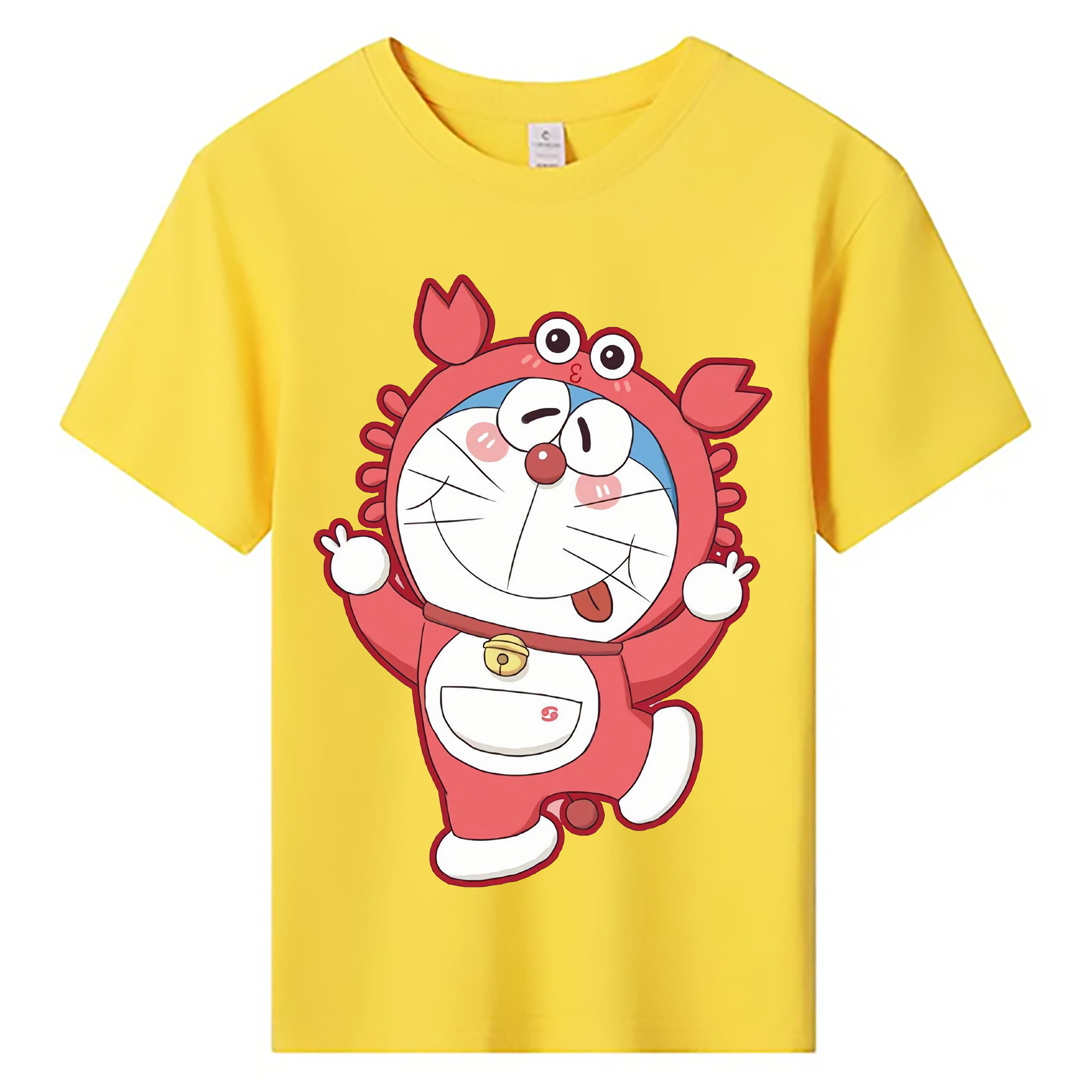 （画像用） ドラえもん Doraemon 綿100％キッズTシャツ（フロントプリント）