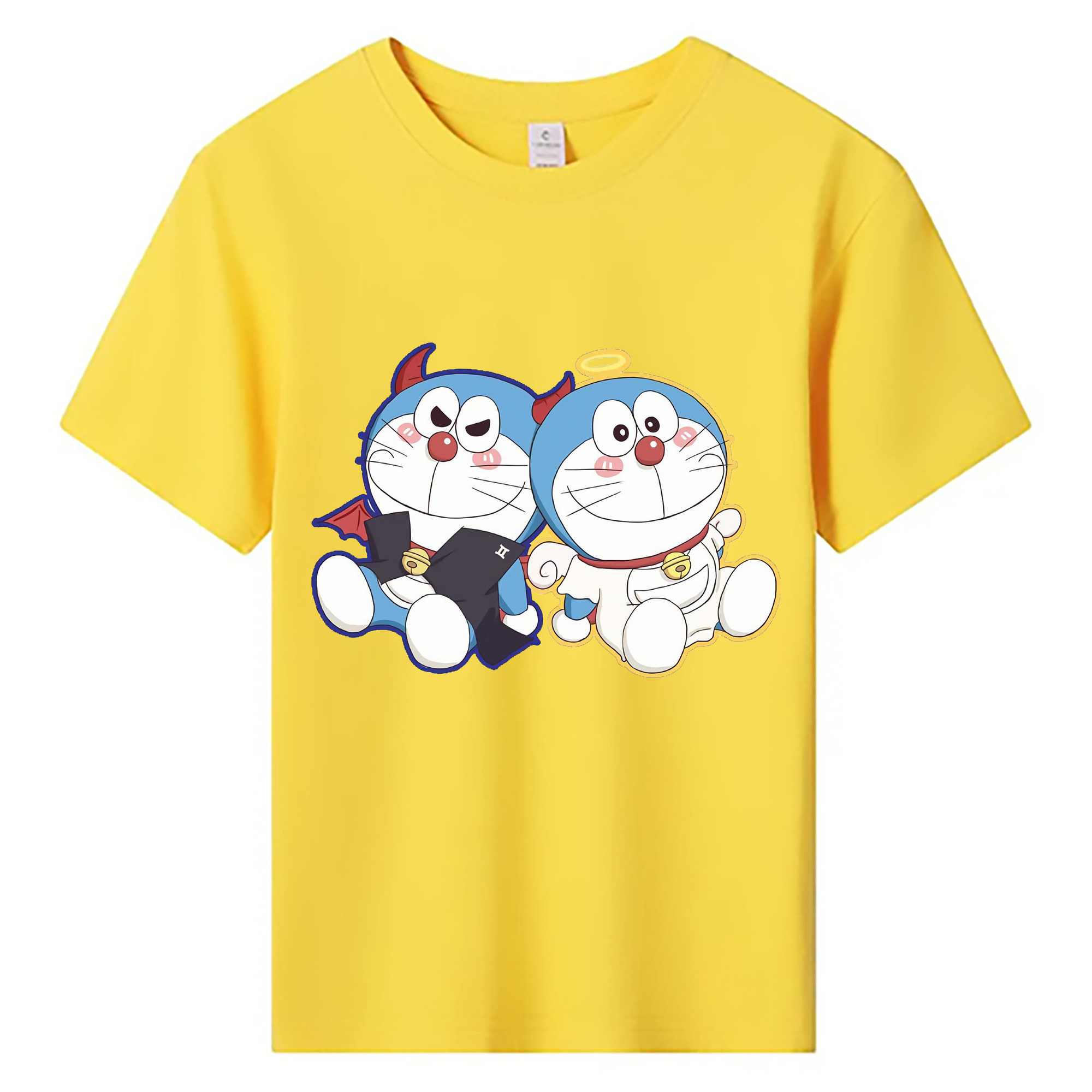 （画像用） ドラえもん Doraemon 綿100％キッズTシャツ（フロントプリント）