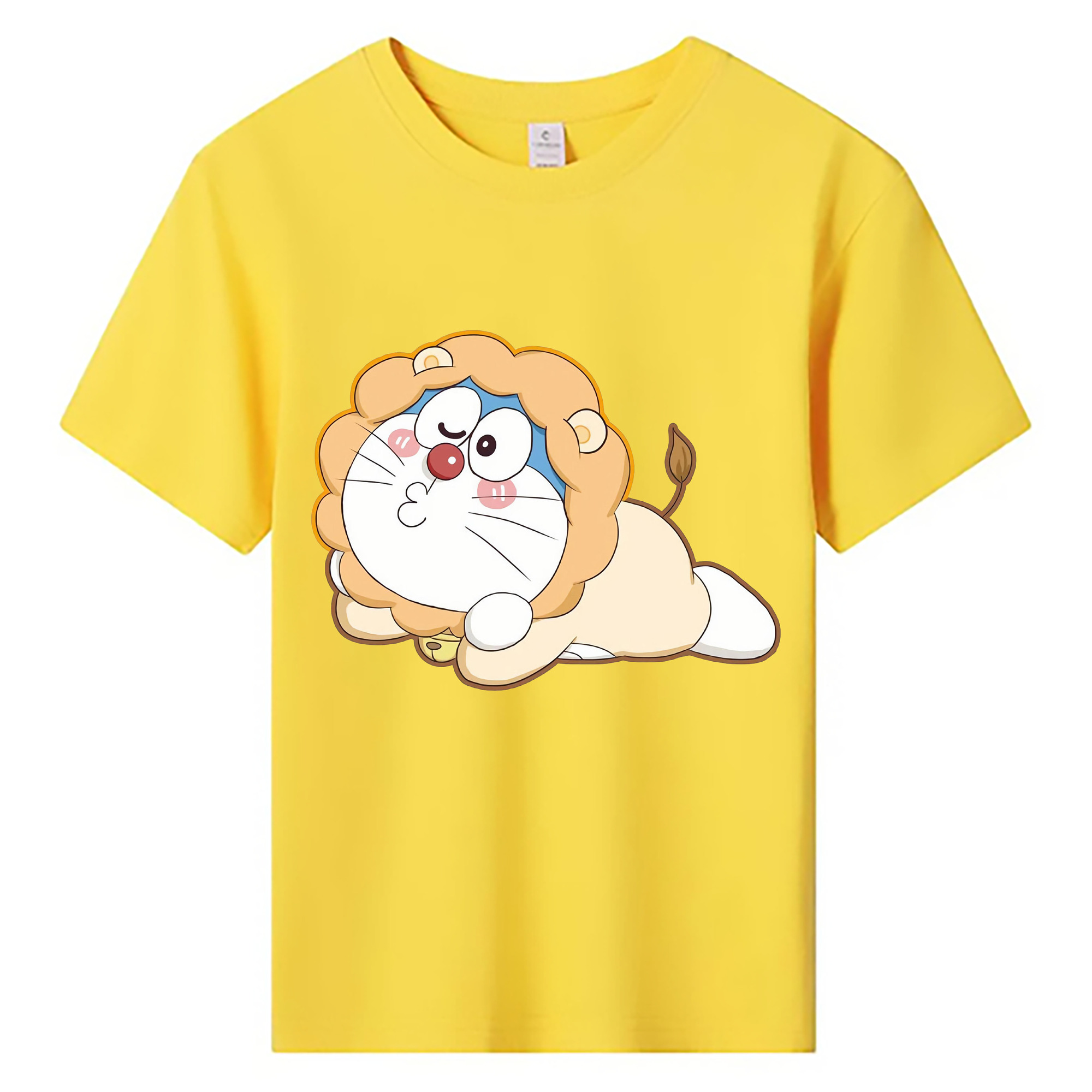 （画像用） ドラえもん Doraemon 綿100％キッズTシャツ（フロントプリント）